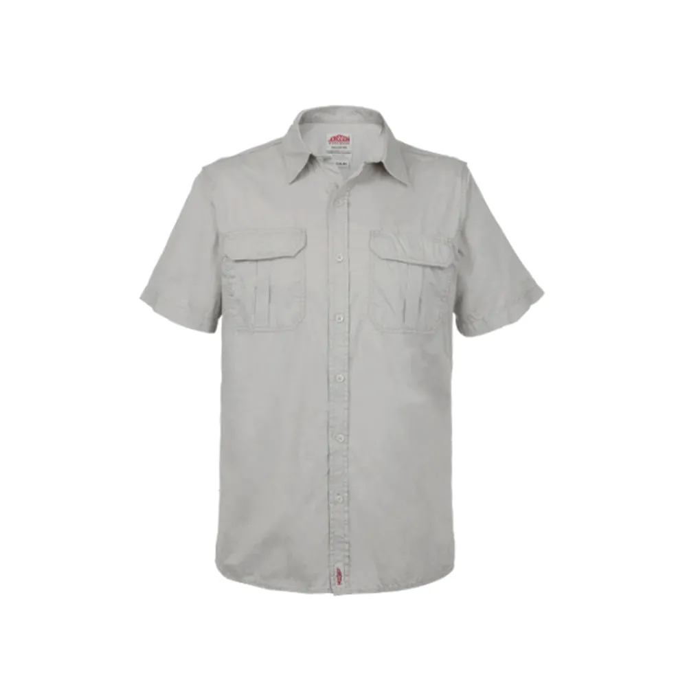 JONSSON LEGENDARY SHORT SLEEVE SHIRT COLOUR-STONE SIZE-L