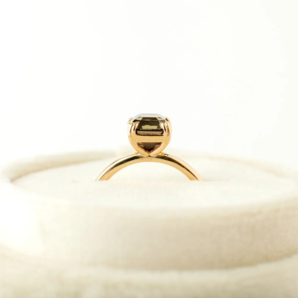Kennedy Ring - 2.52 carat umber colored sapphire