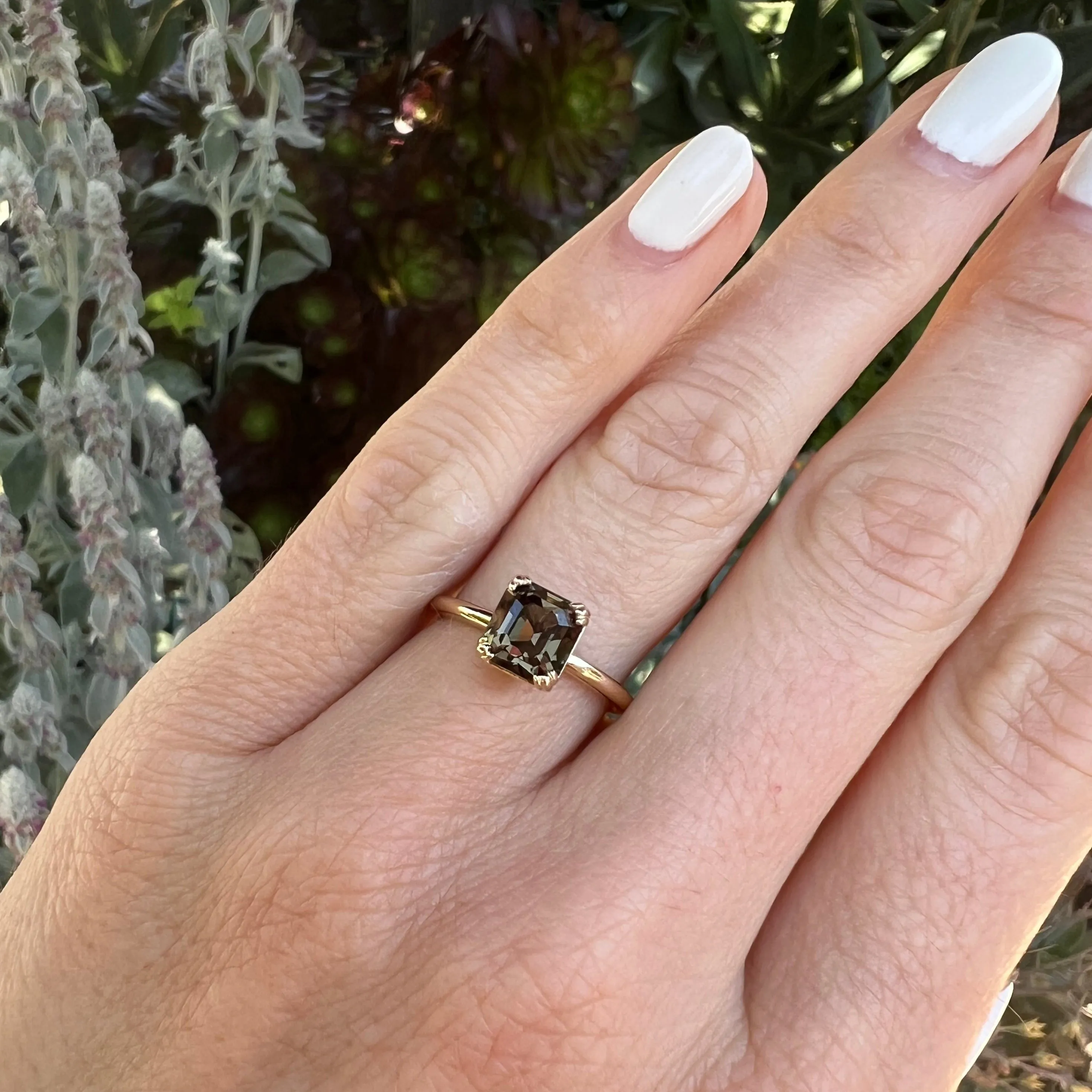 Kennedy Ring - 2.52 carat umber colored sapphire