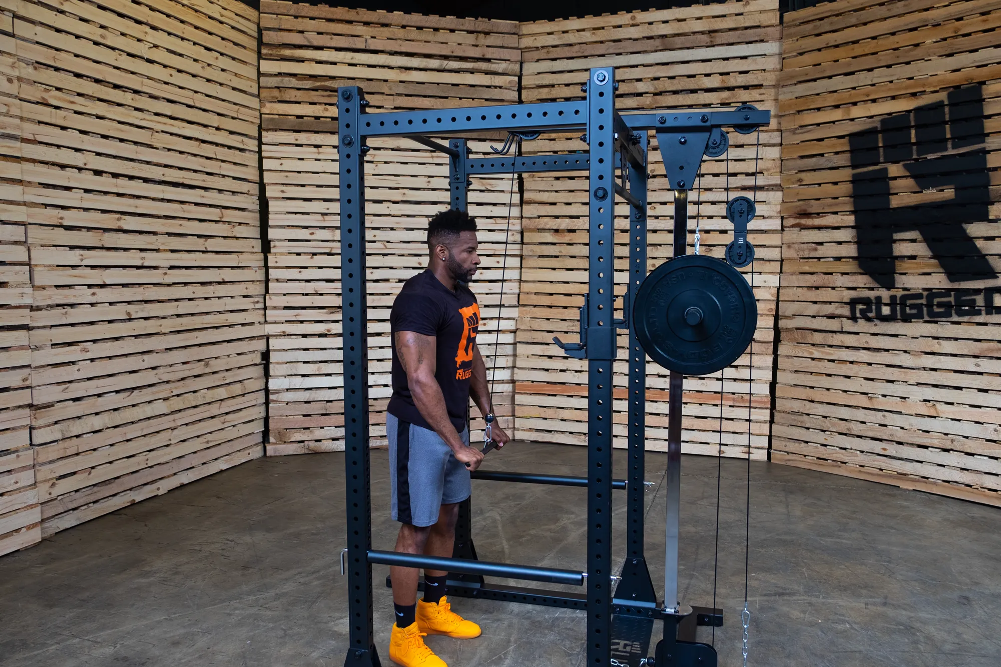 Lat Attachment for Y100 Rugged Series Full Rack (Rack Not Included)