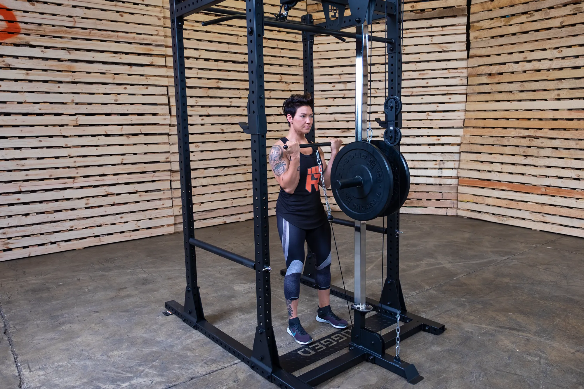 Lat Attachment for Y100 Rugged Series Full Rack (Rack Not Included)