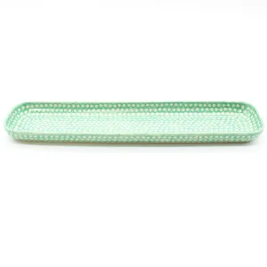 Long Sushi Platter in Mint Elegance