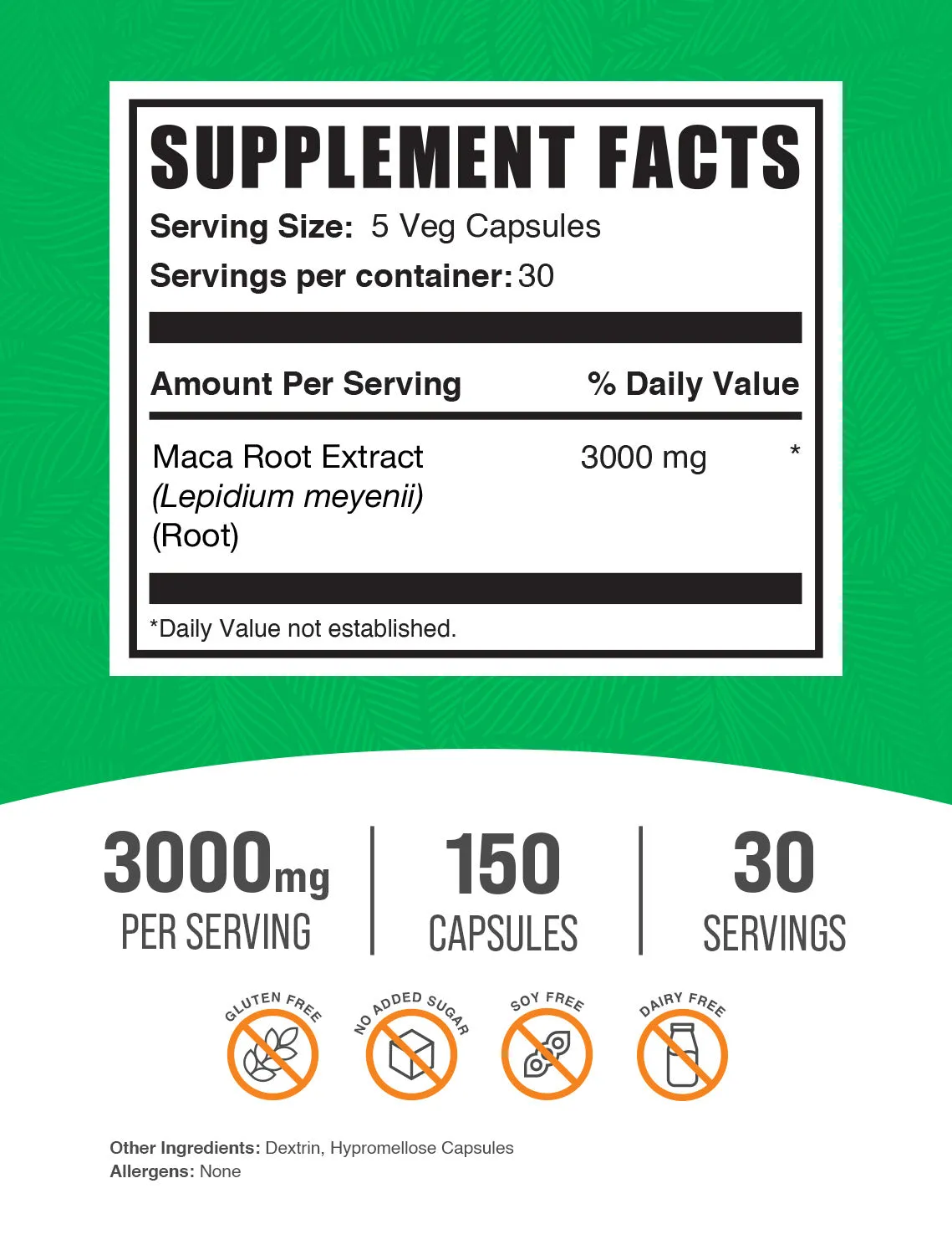 Maca Root Extract Capsules