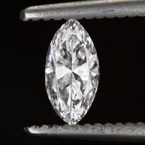 MARQUISE CUT LOOSE DIAMOND NATURAL ENGAGEMENT 1/2 CARAT I-J SI EARTH MINED 0.5ct