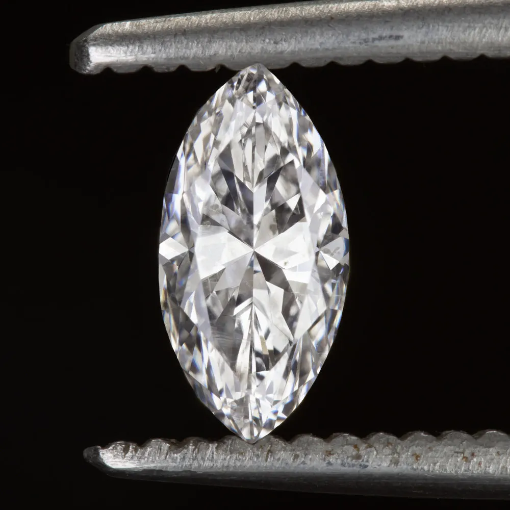 MARQUISE CUT LOOSE DIAMOND NATURAL ENGAGEMENT 1/2 CARAT I-J SI EARTH MINED 0.5ct
