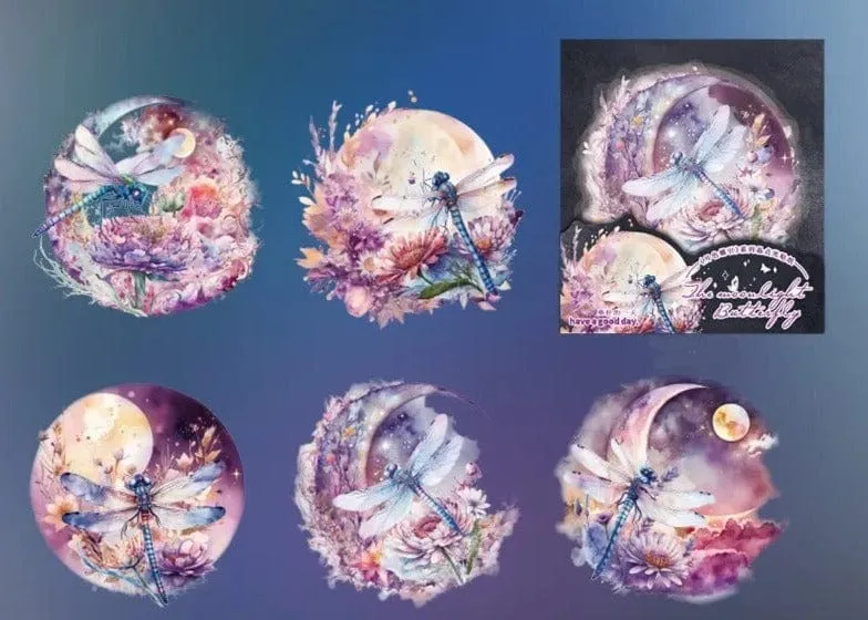 Moonlit Butterfly Sticker Set