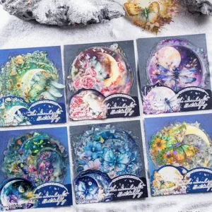 Moonlit Butterfly Sticker Set