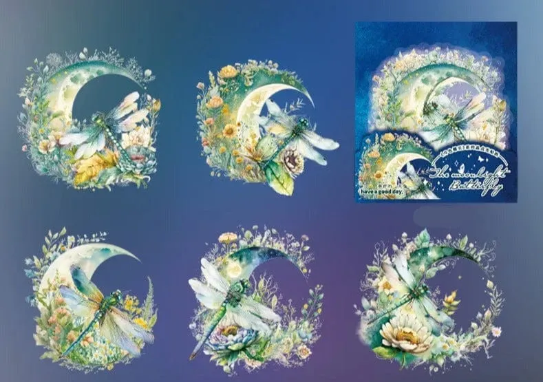 Moonlit Butterfly Sticker Set