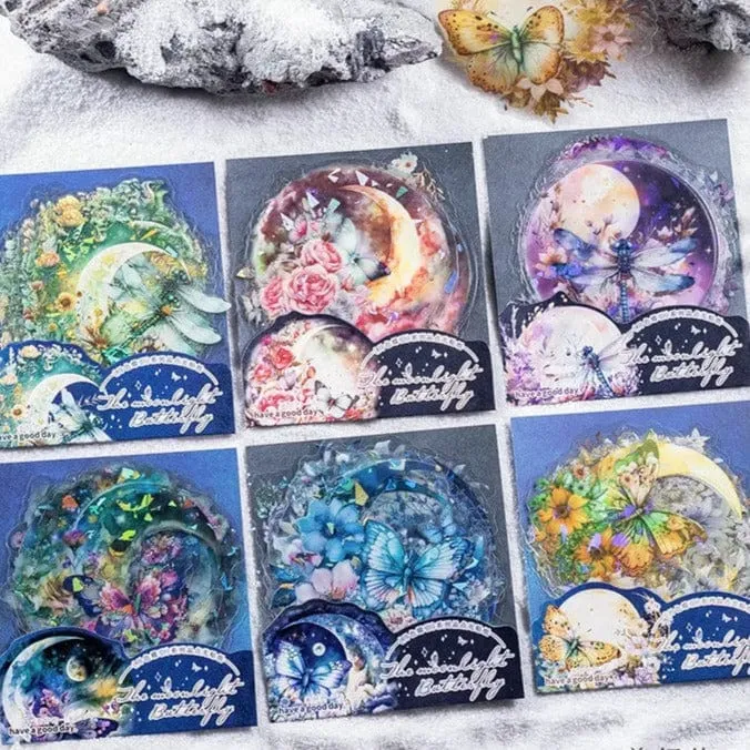 Moonlit Butterfly Sticker Set