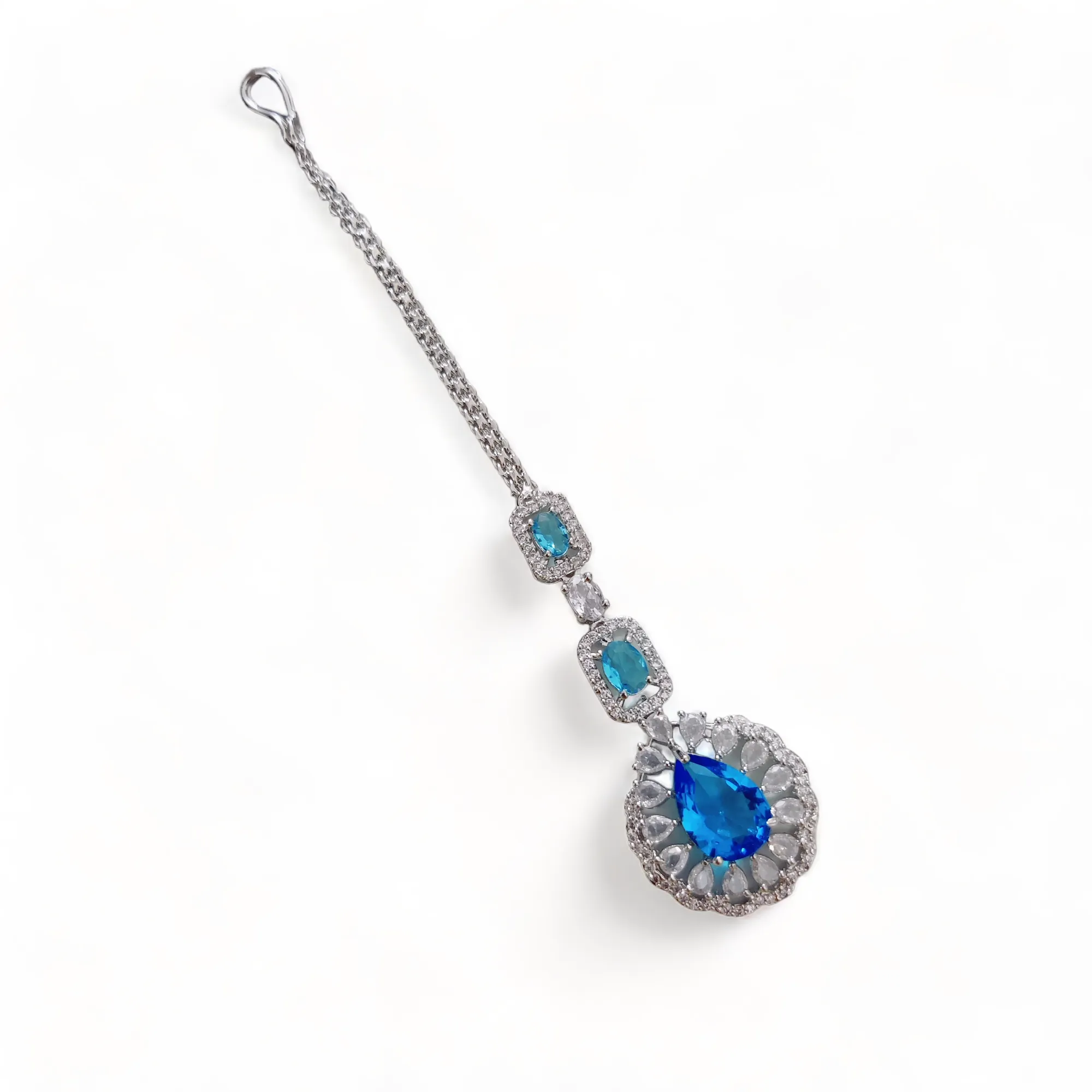 Ocean Breeze Necklace in Rhodium