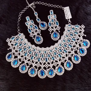 Ocean Breeze Necklace in Rhodium