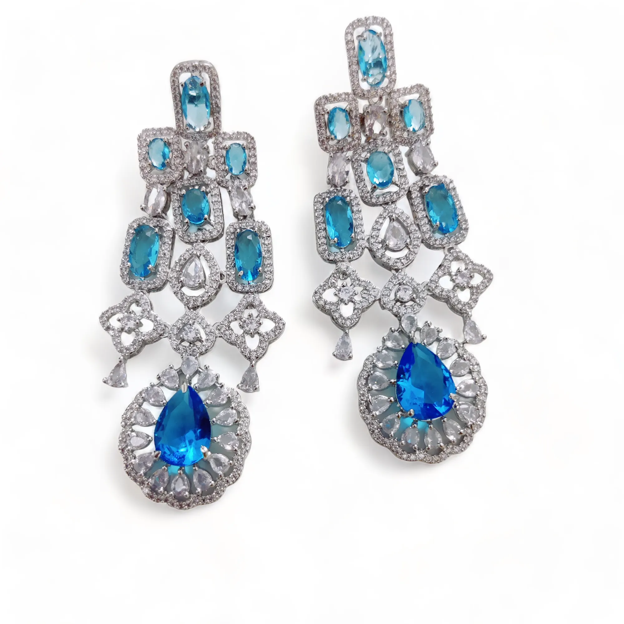 Ocean Breeze Necklace in Rhodium