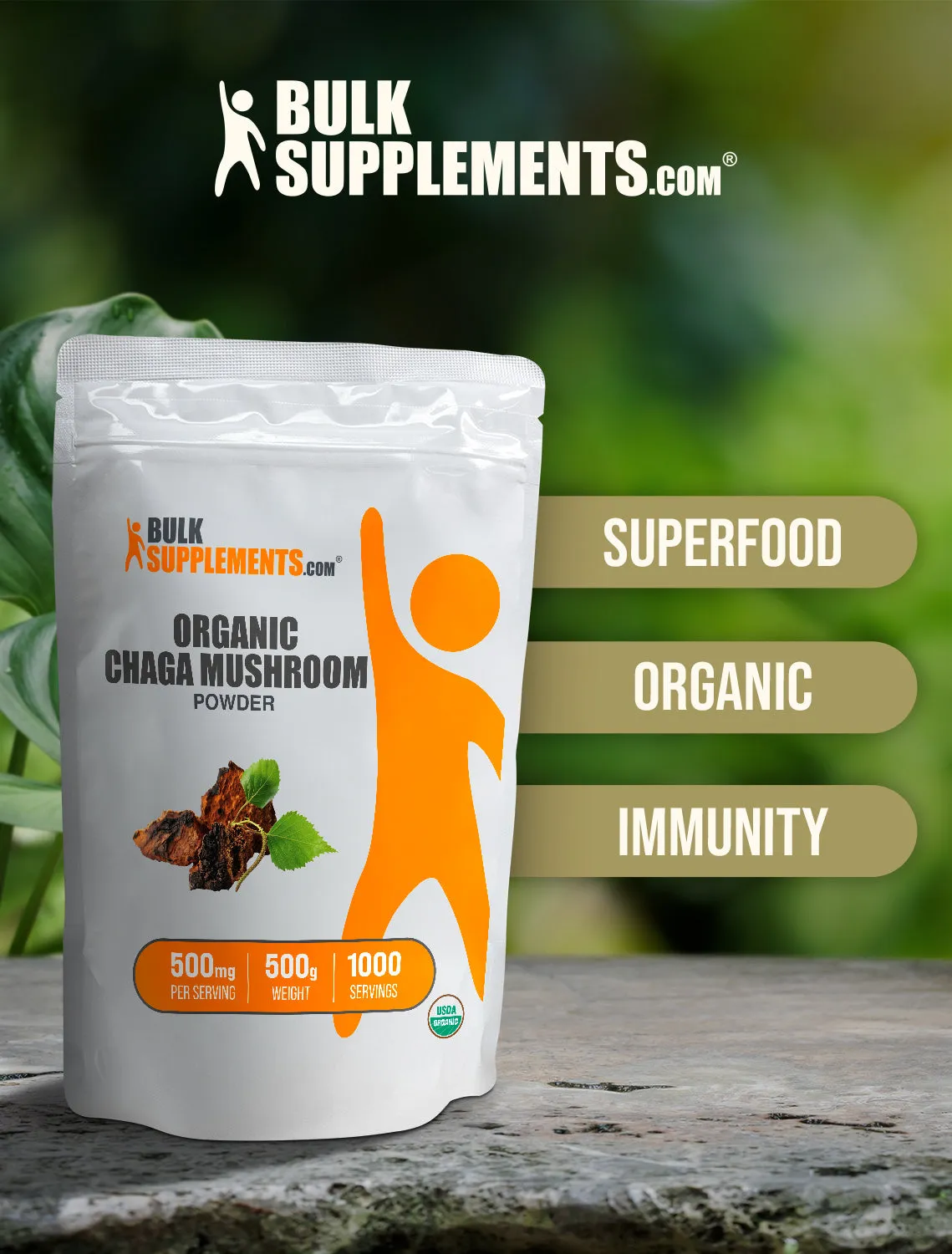 Organic Chaga Mushroom Powder
