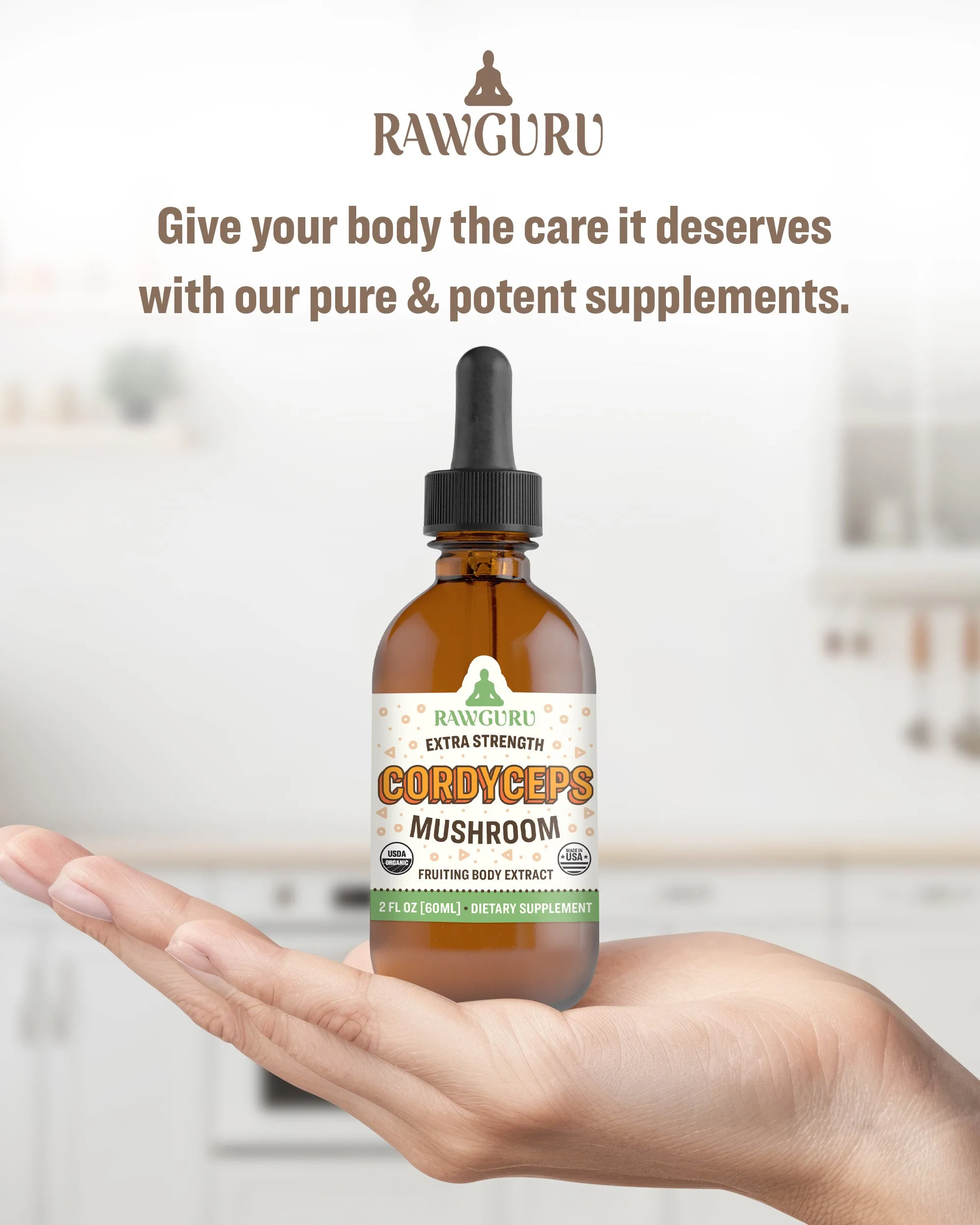 Organic Cordyceps Mushroom Tincture