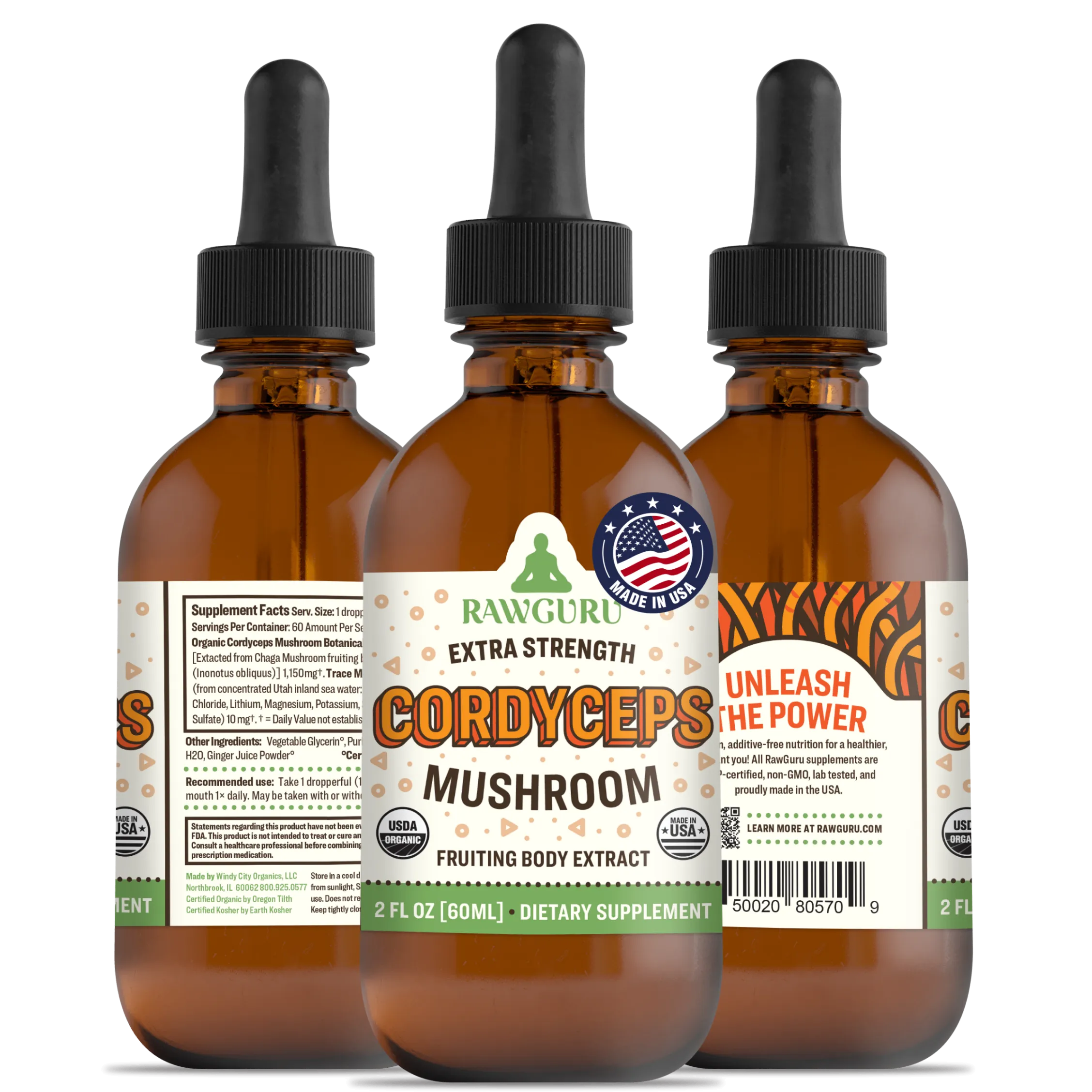 Organic Cordyceps Mushroom Tincture