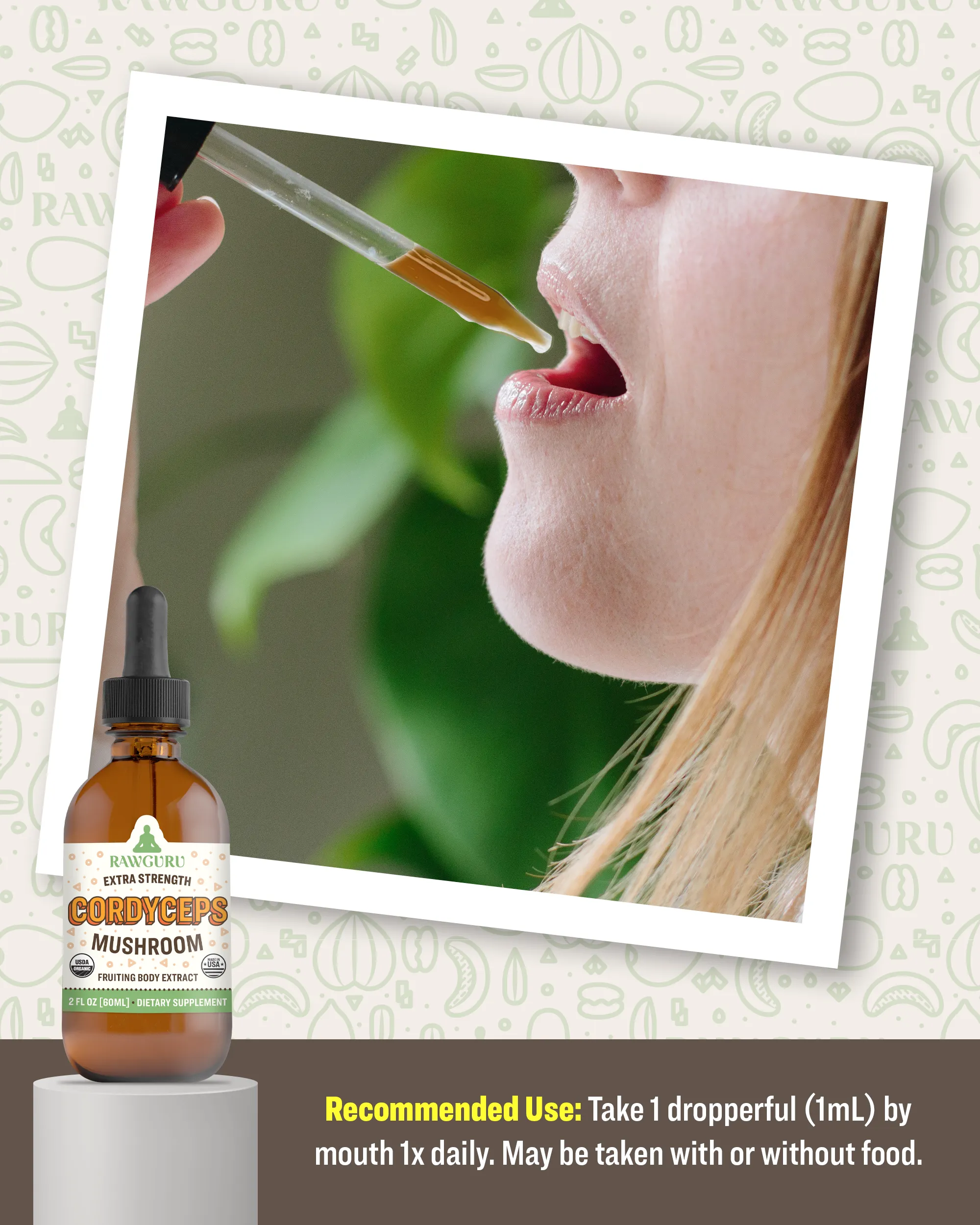Organic Cordyceps Mushroom Tincture