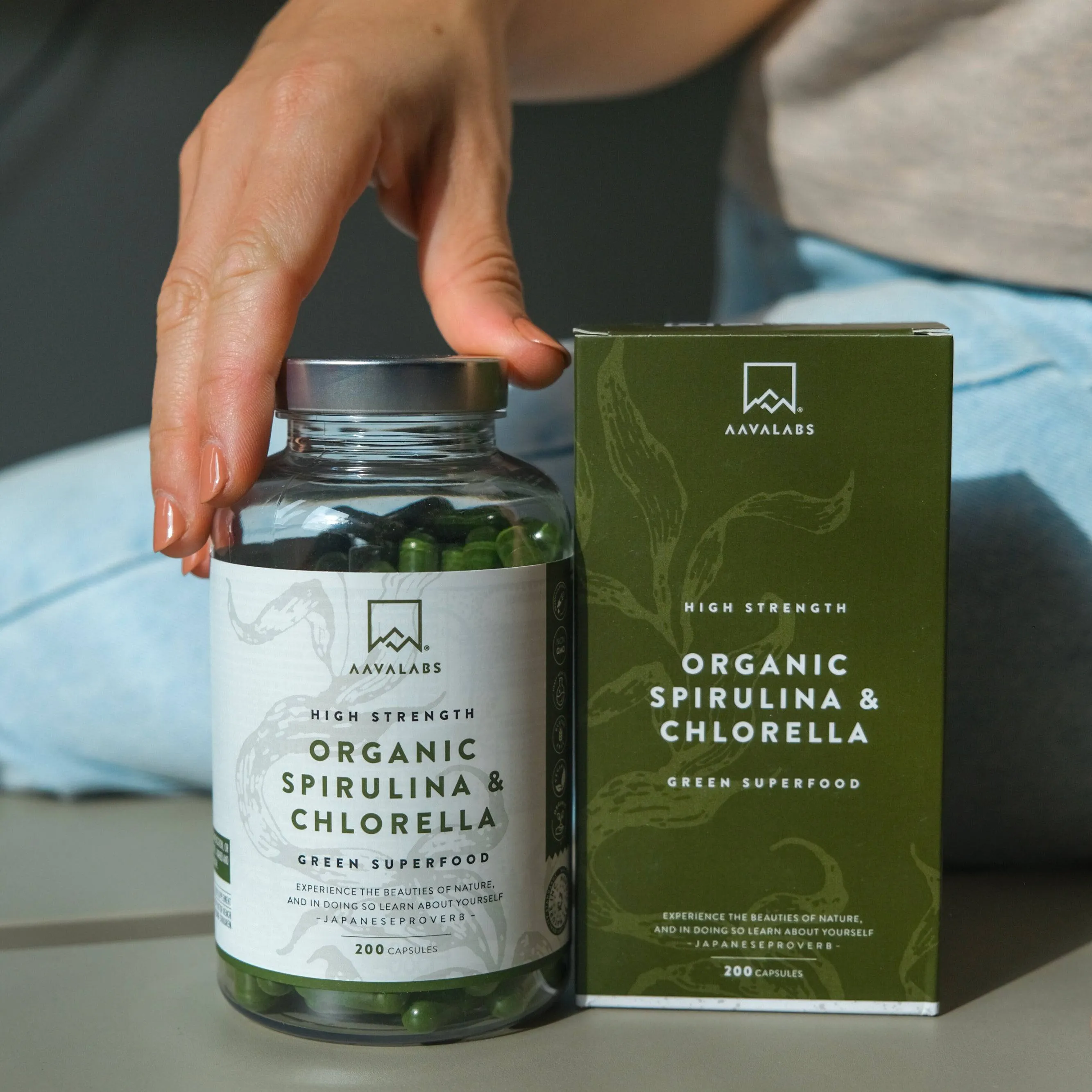 ORGANIC SPIRULINA & CHLORELLA - 6 MONTH PACK