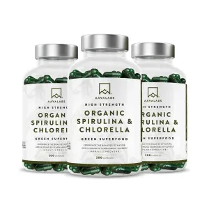 ORGANIC SPIRULINA & CHLORELLA - 6 MONTH PACK