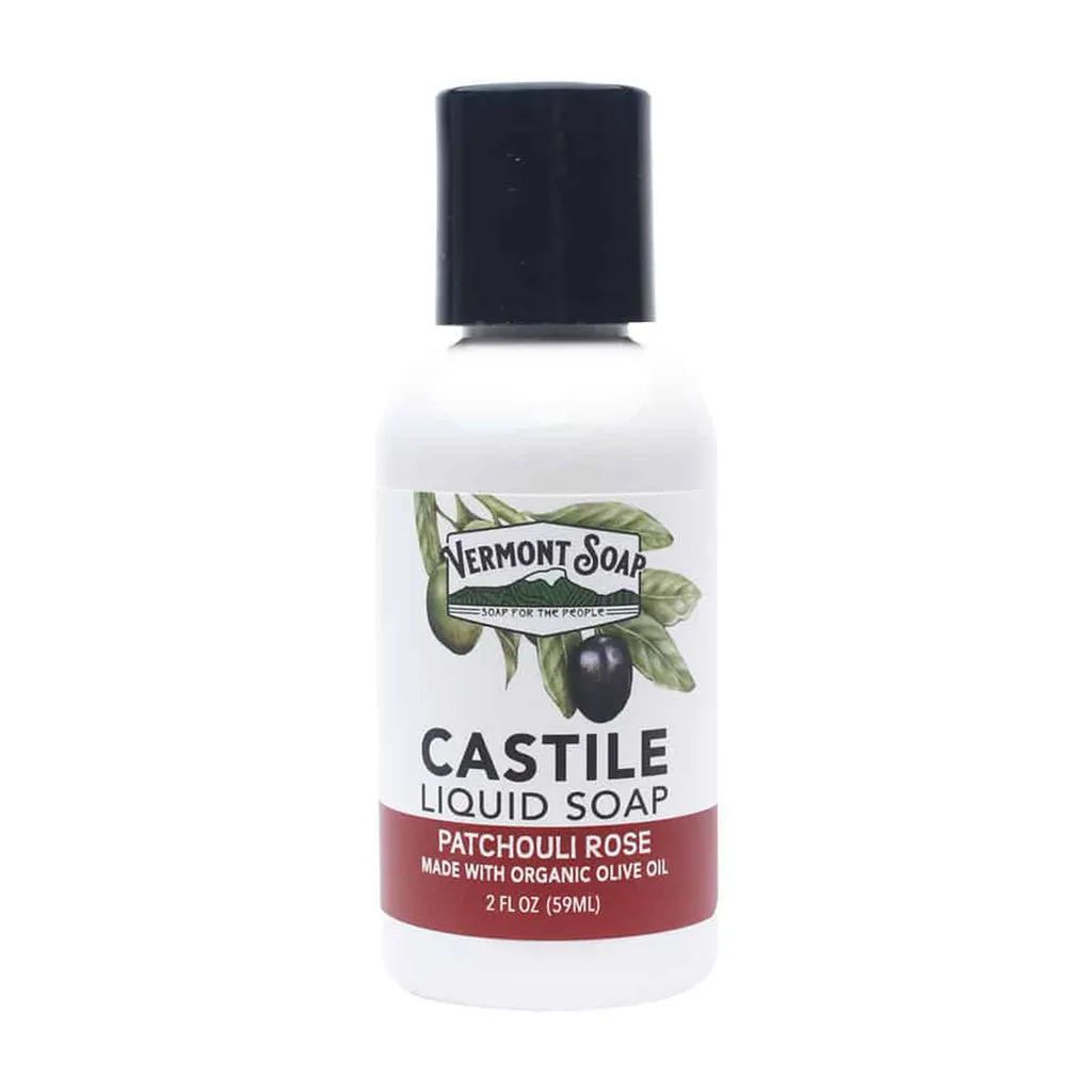 Patchouli Rose Castile Liquid Soap - Vermont Soap