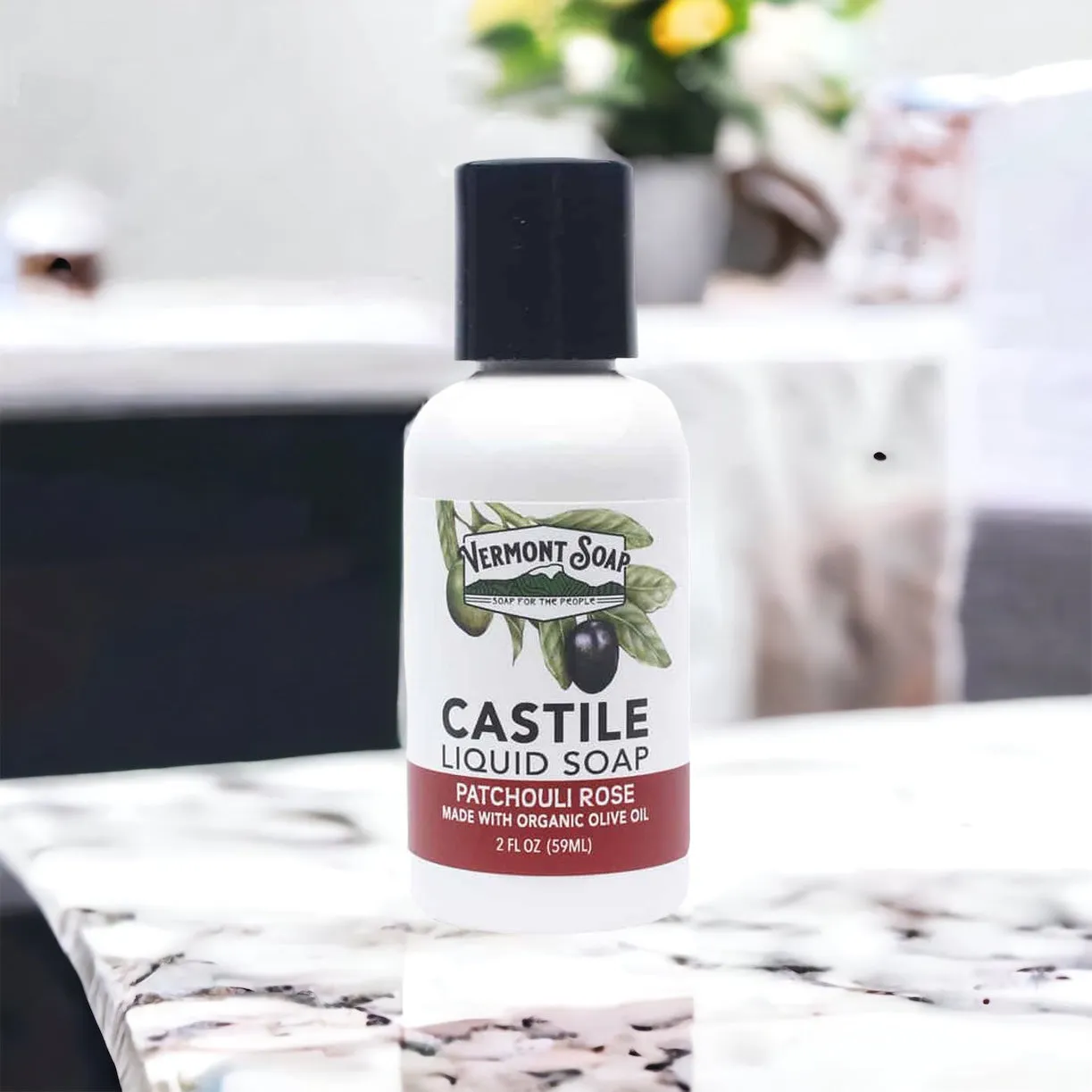 Patchouli Rose Castile Liquid Soap - Vermont Soap