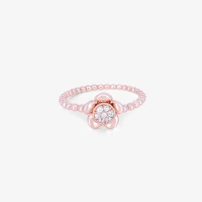 Petal Radiance Rose Gold Ring