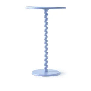 Pols Potten Twister Bar Table in Light Blue Metal