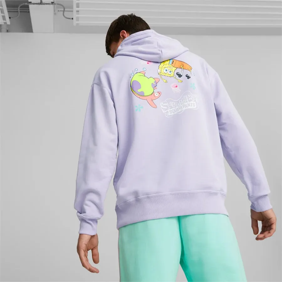 Puma Spongebob Graphic Hoodie Vivid Violet