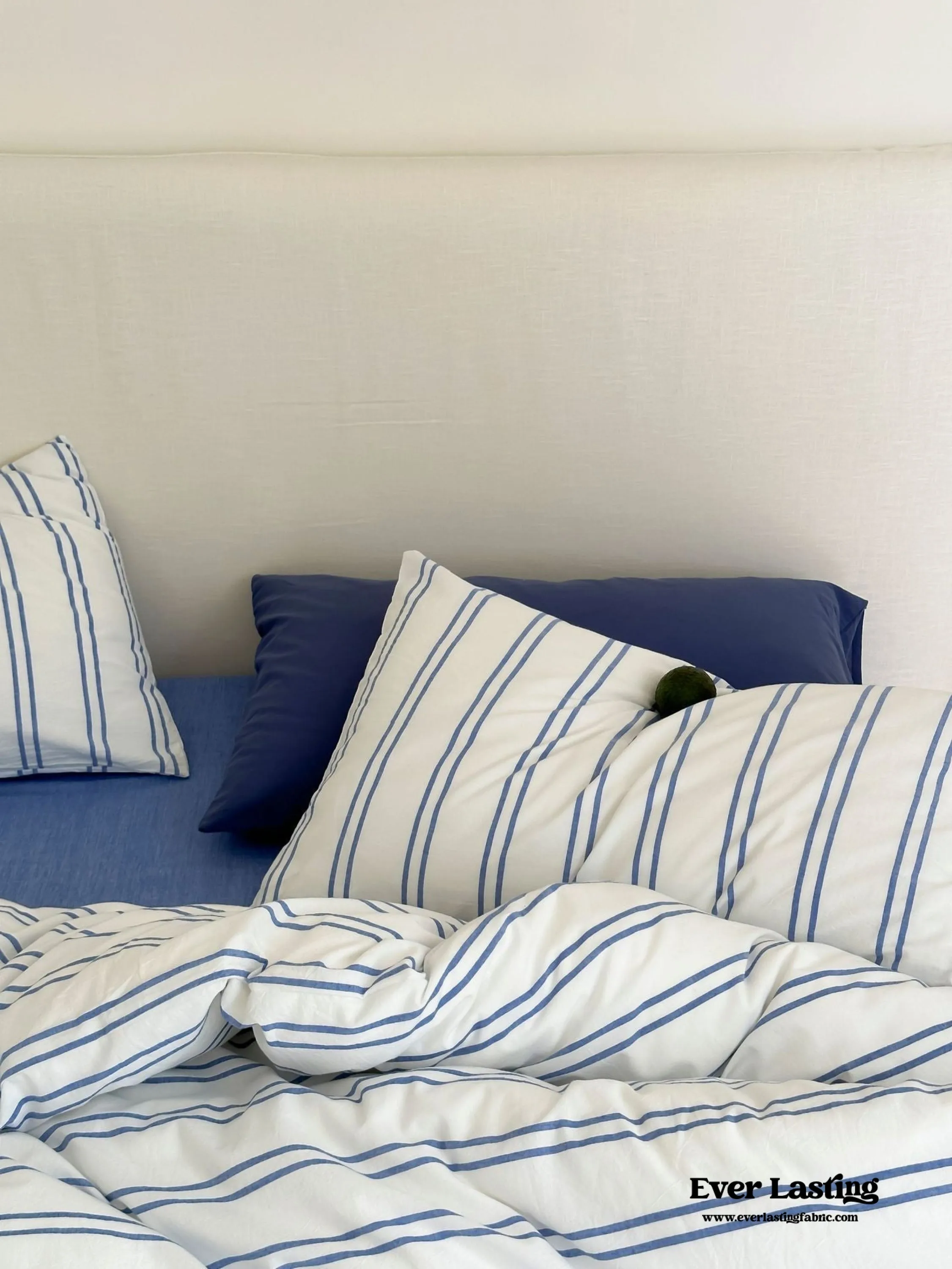 Refreshing Stripe Duvet Cover / Yellow