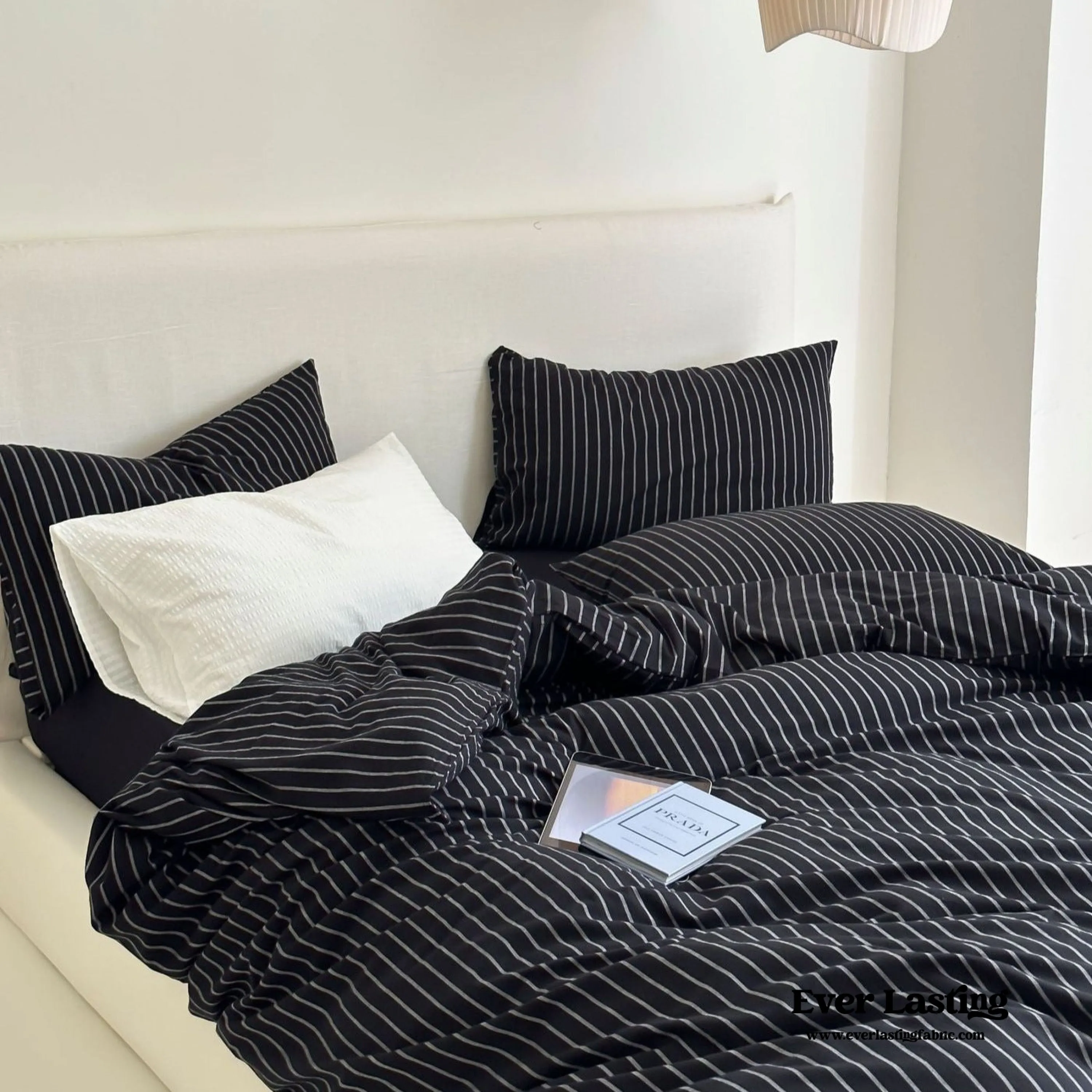 Refreshing Stripe Duvet Cover / Yellow