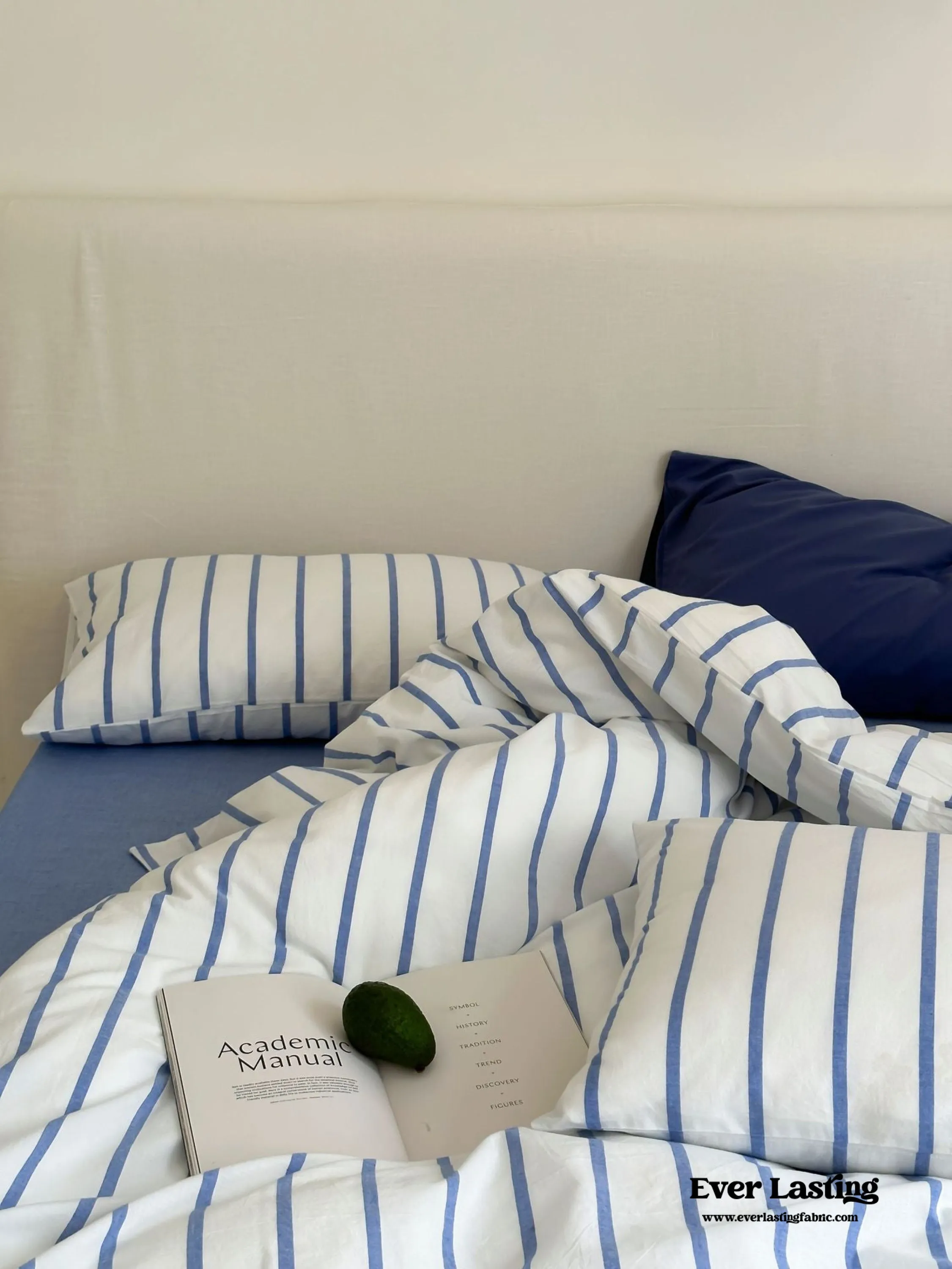 Refreshing Stripe Duvet Cover / Yellow