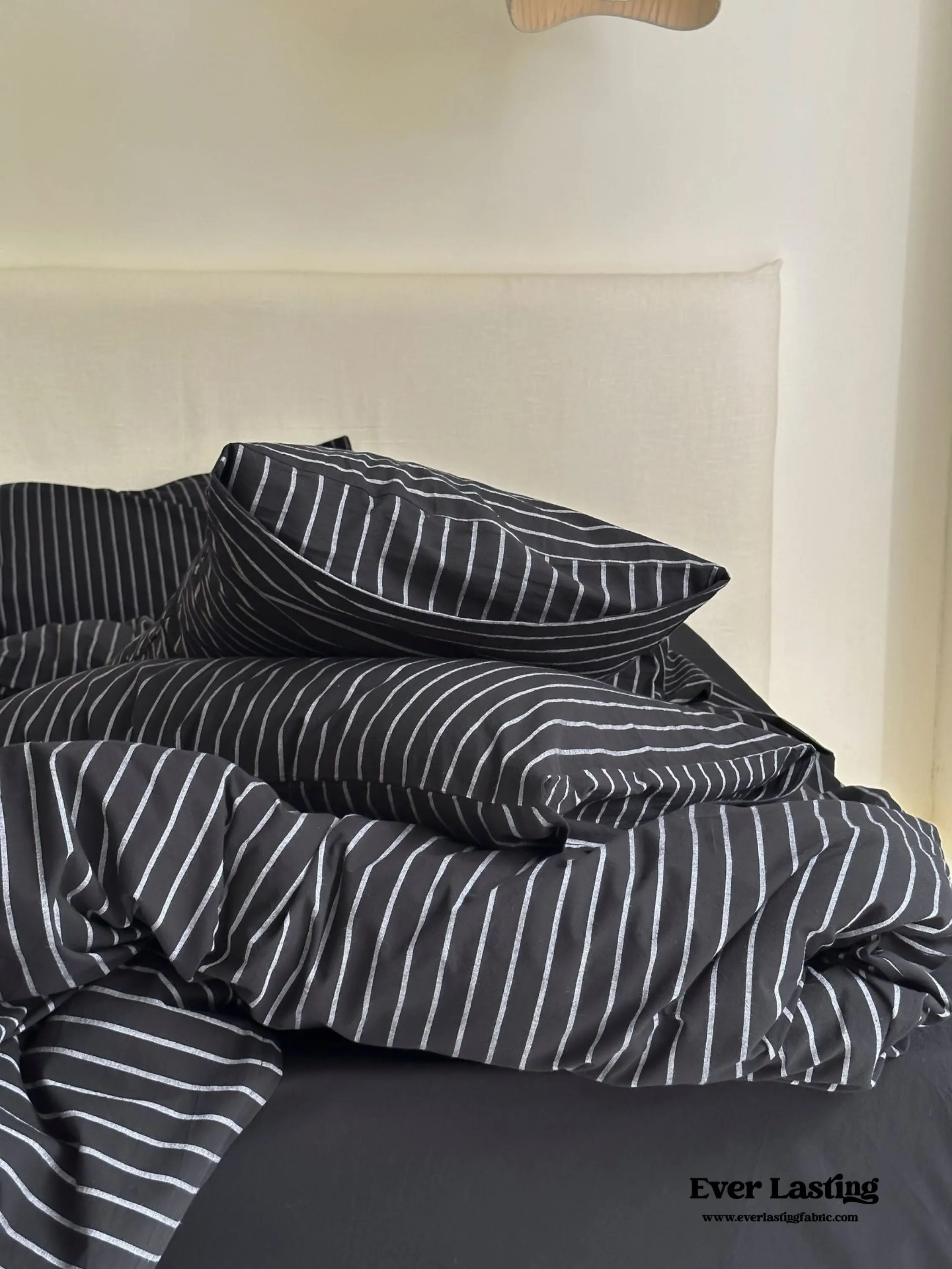 Refreshing Stripe Duvet Cover / Yellow