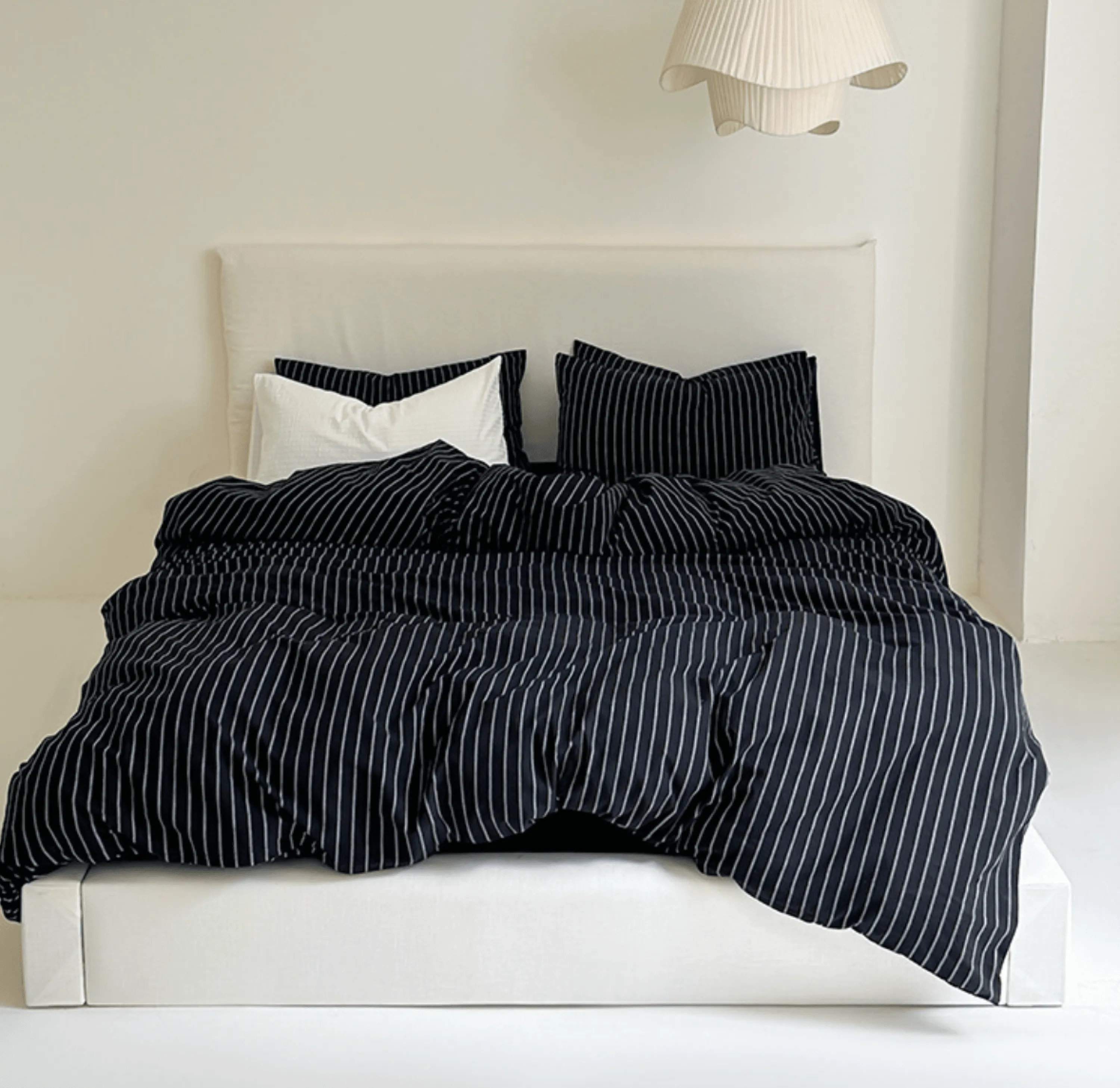 Refreshing Stripe Duvet Cover / Yellow