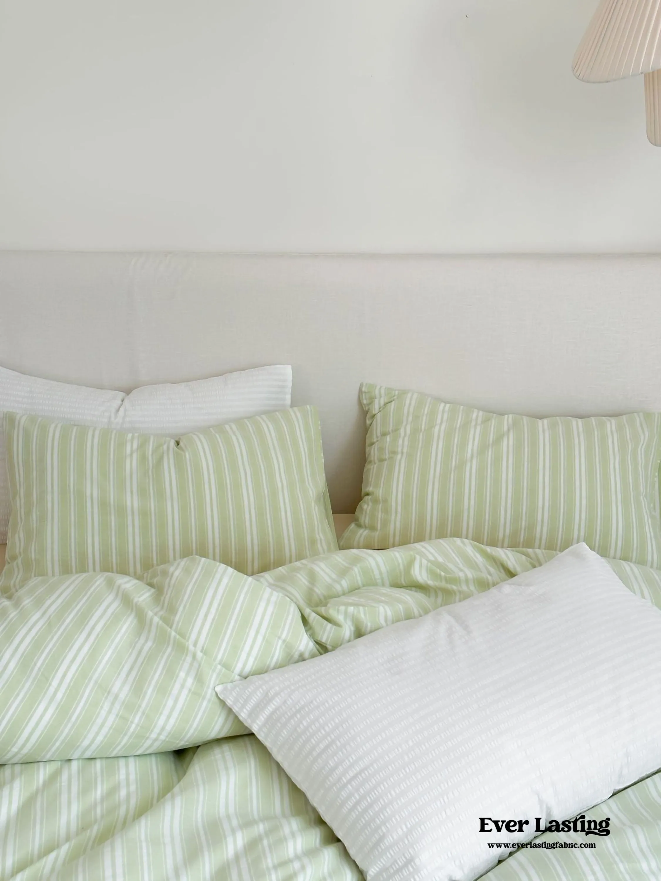 Refreshing Stripe Duvet Cover / Yellow