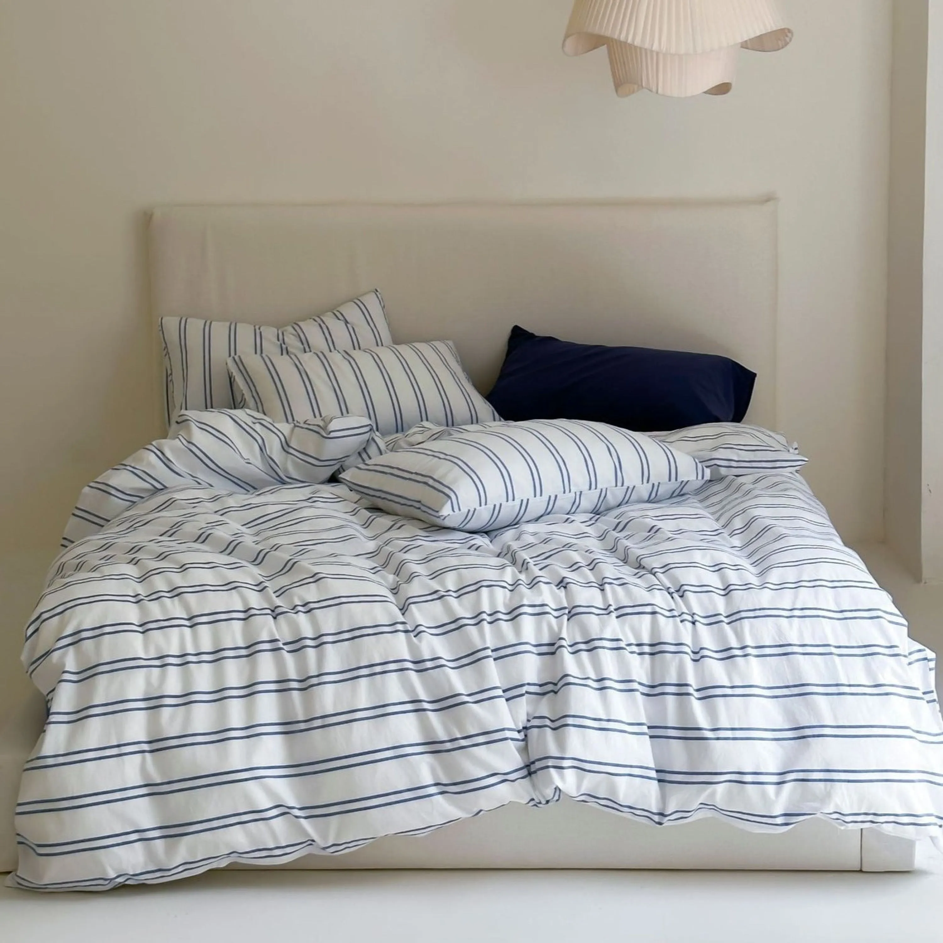 Refreshing Stripe Duvet Cover / Yellow