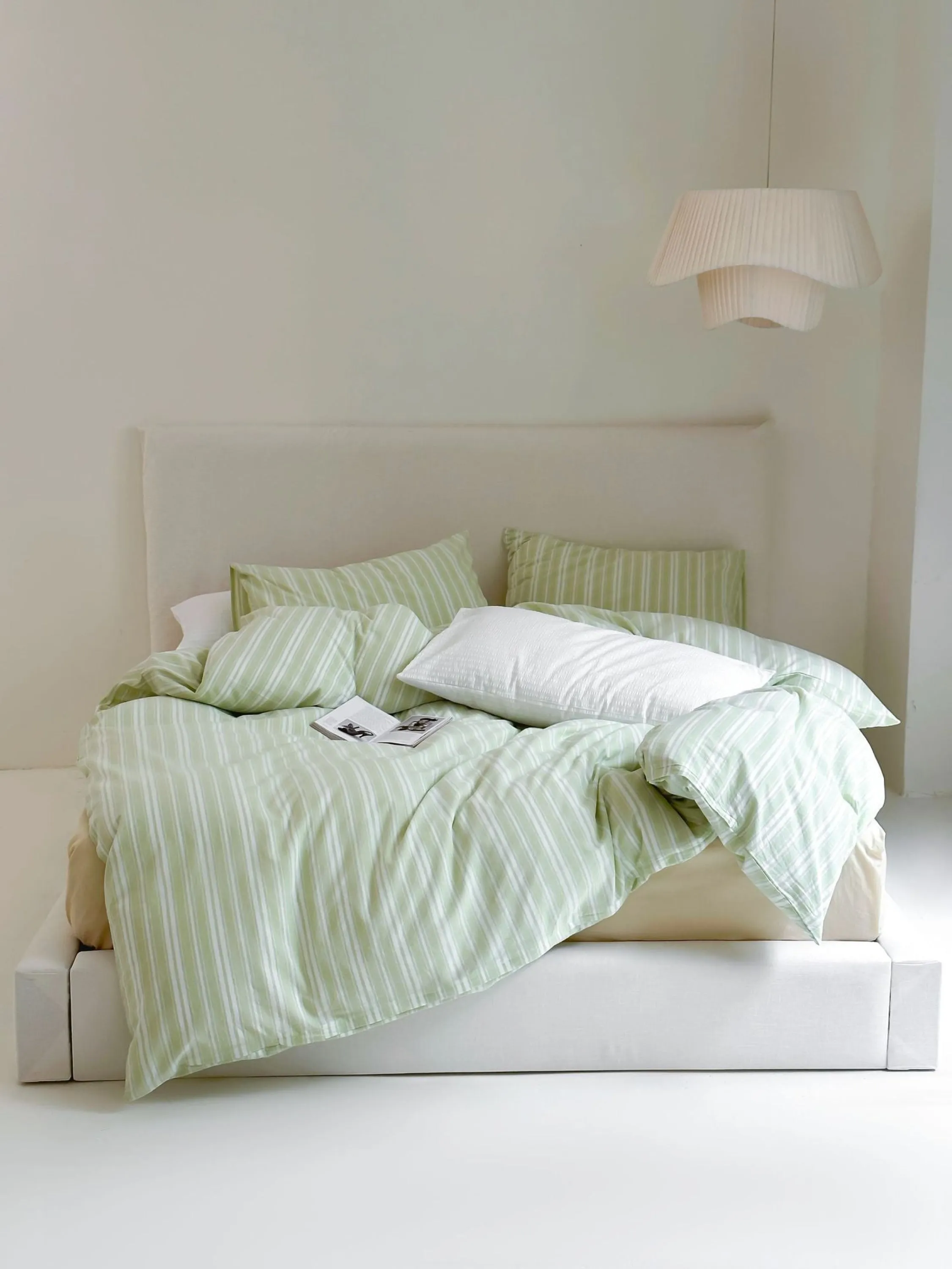 Refreshing Stripe Duvet Cover / Yellow