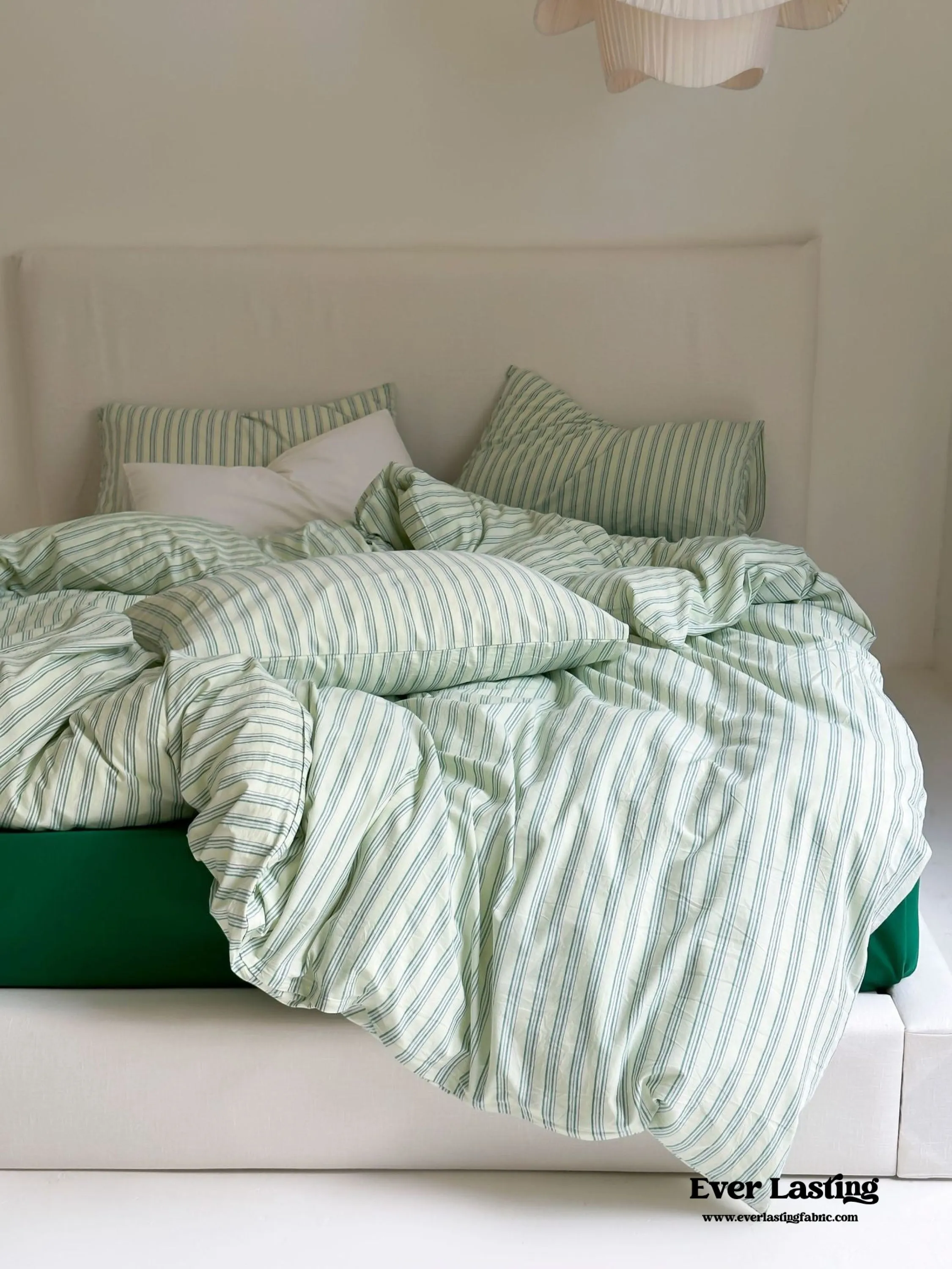 Refreshing Stripe Duvet Cover / Yellow