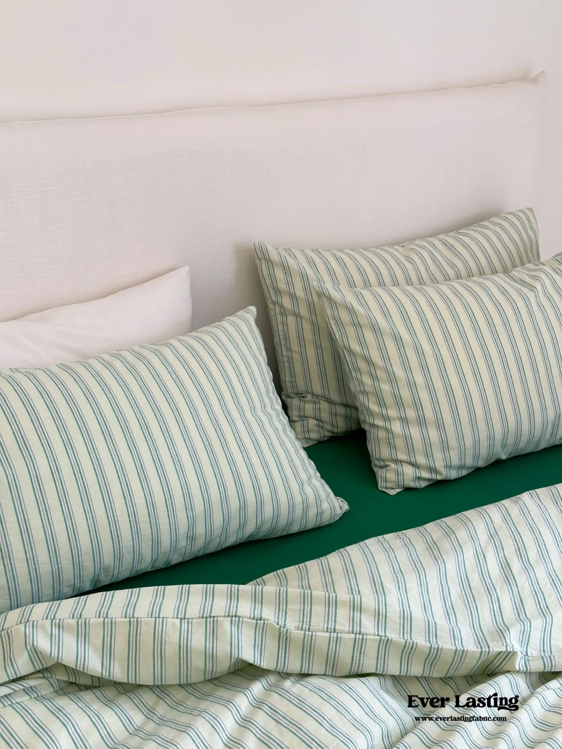 Refreshing Stripe Duvet Cover / Yellow