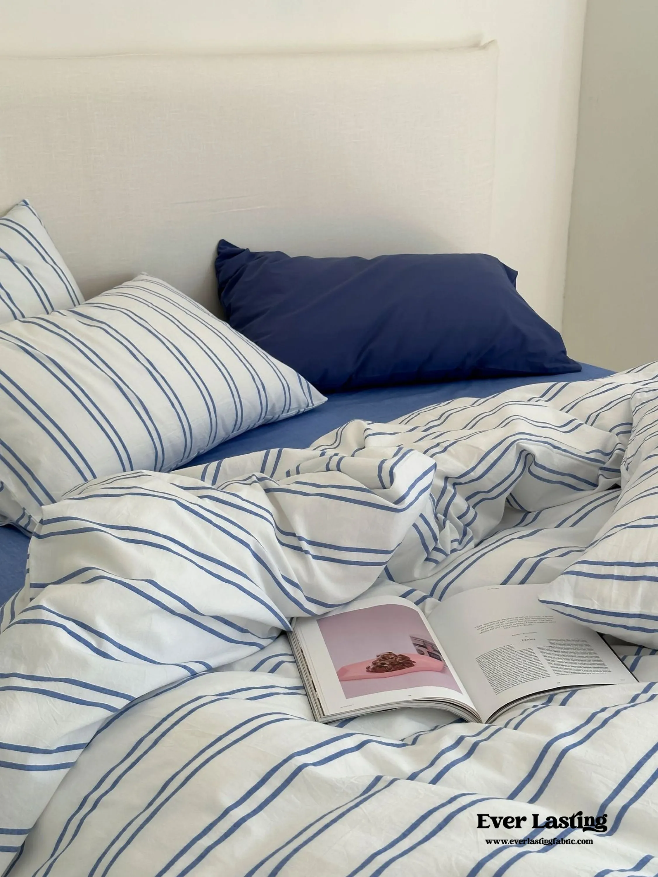 Refreshing Stripe Duvet Cover / Yellow