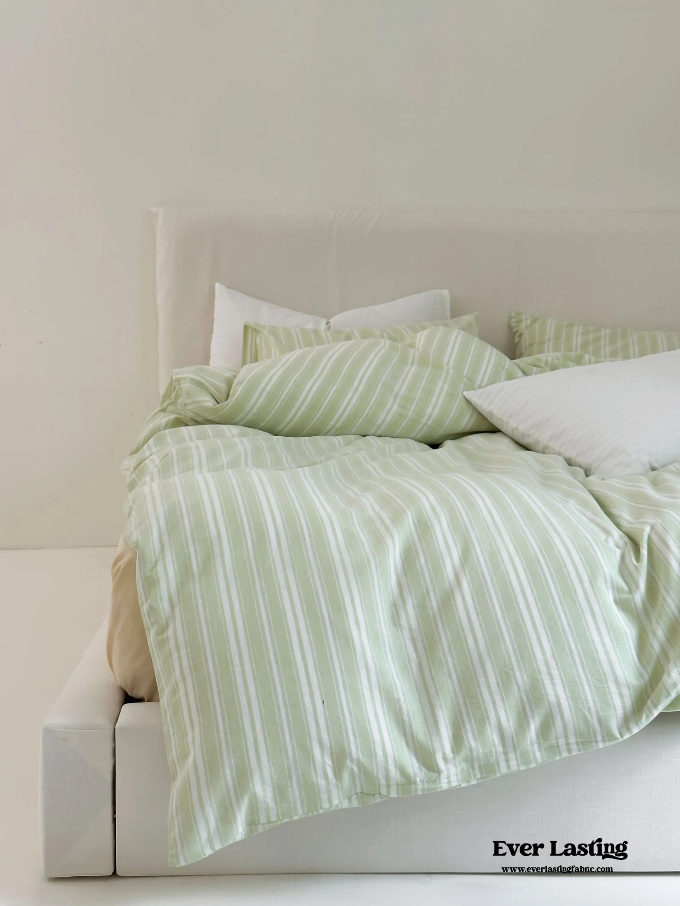 Refreshing Stripe Duvet Cover / Yellow