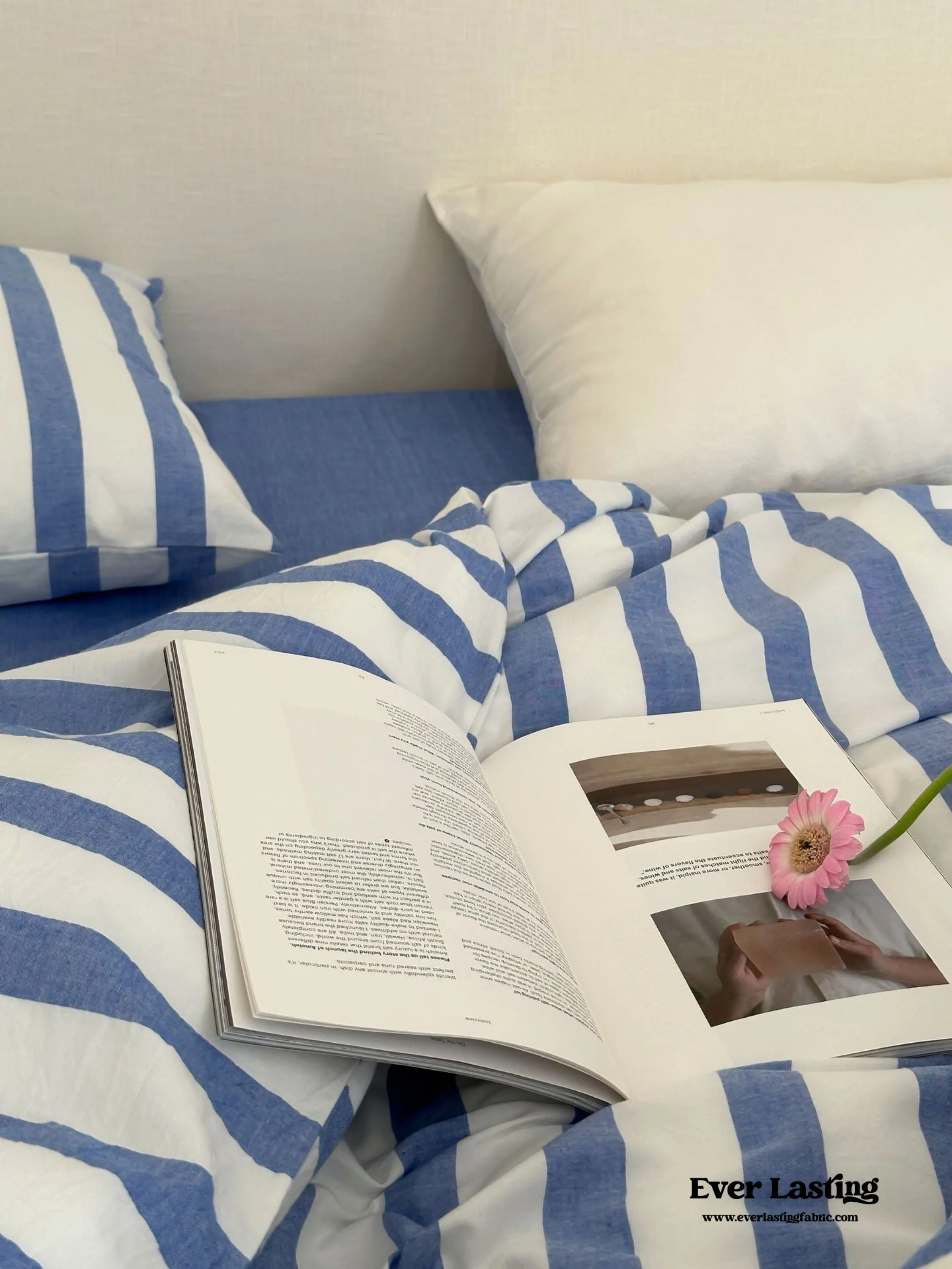Refreshing Stripe Duvet Cover / Yellow