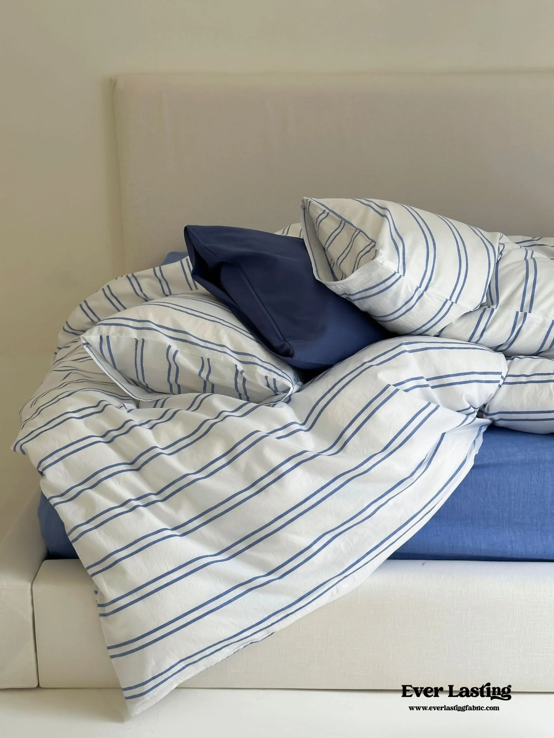 Refreshing Stripe Duvet Cover / Yellow
