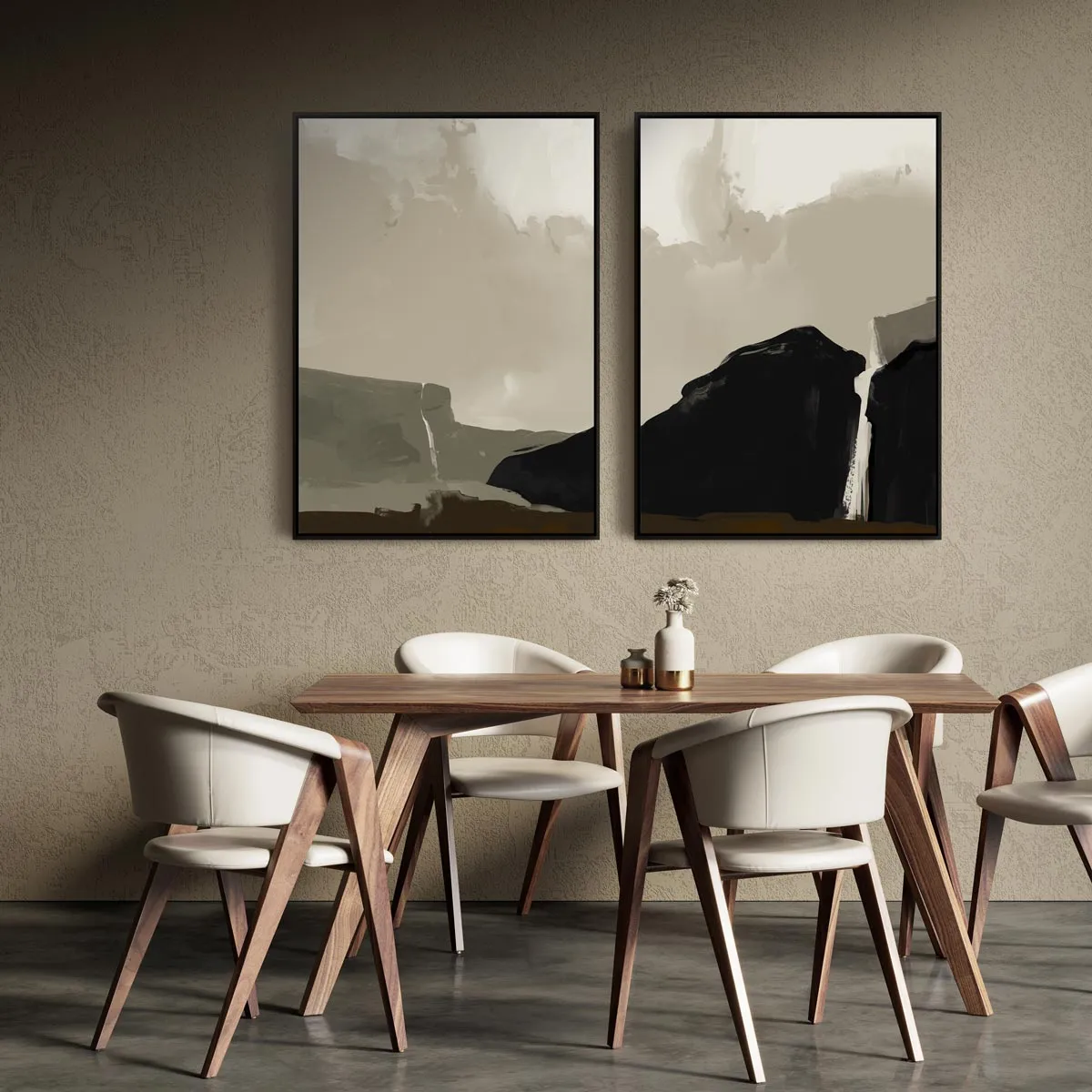 Roam Free Abstract Landscape Canvas Set