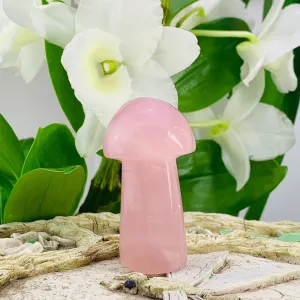 Rose Quartz Mushroom