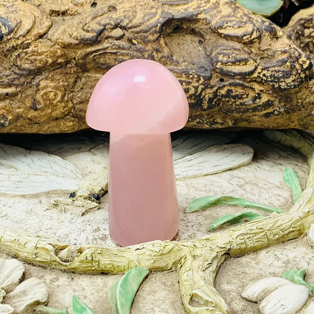 Rose Quartz Mushroom