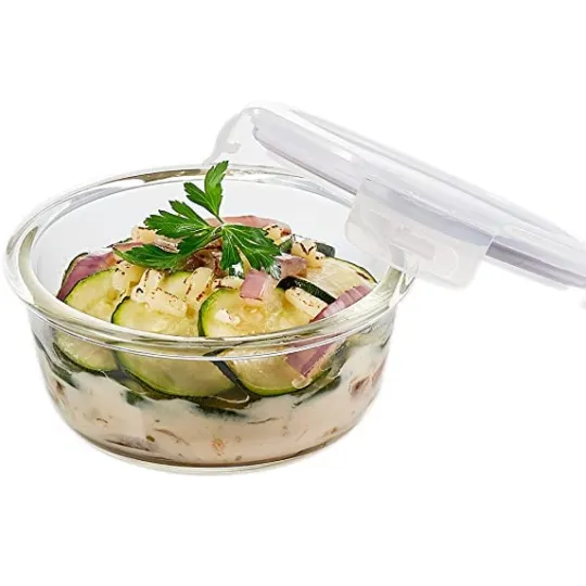 Round Glass Container