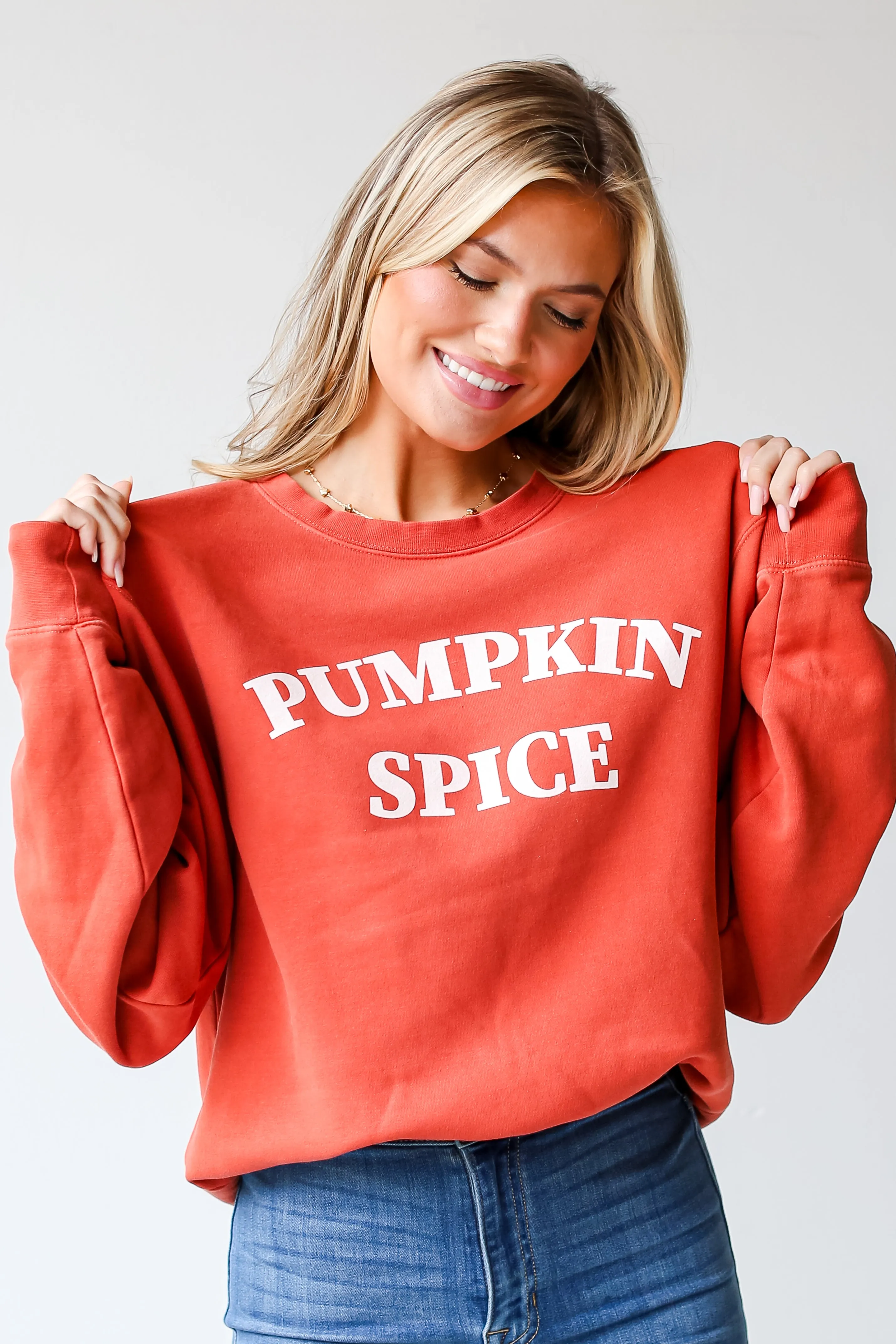 Rust Pumpkin Spice Sweatshirt