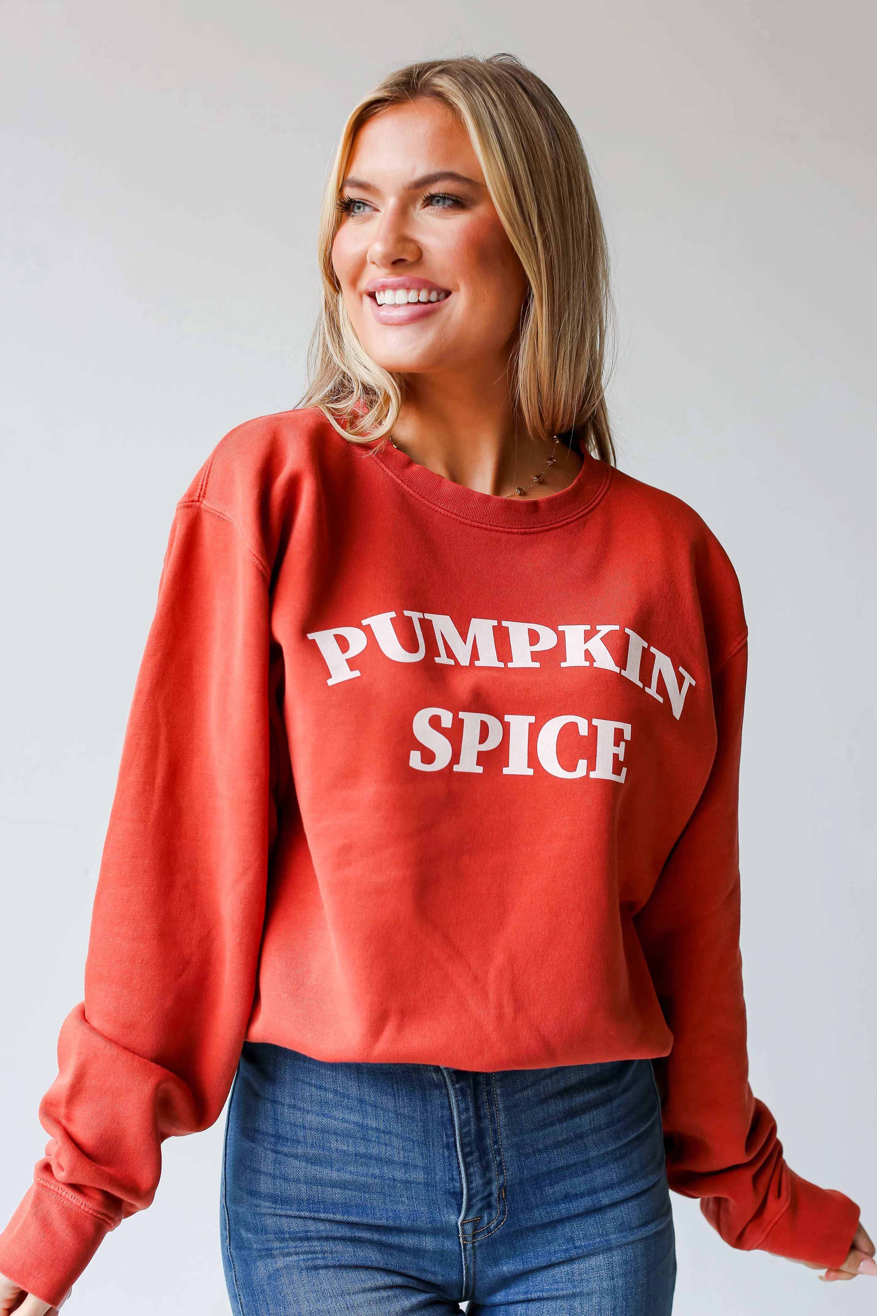 Rust Pumpkin Spice Sweatshirt