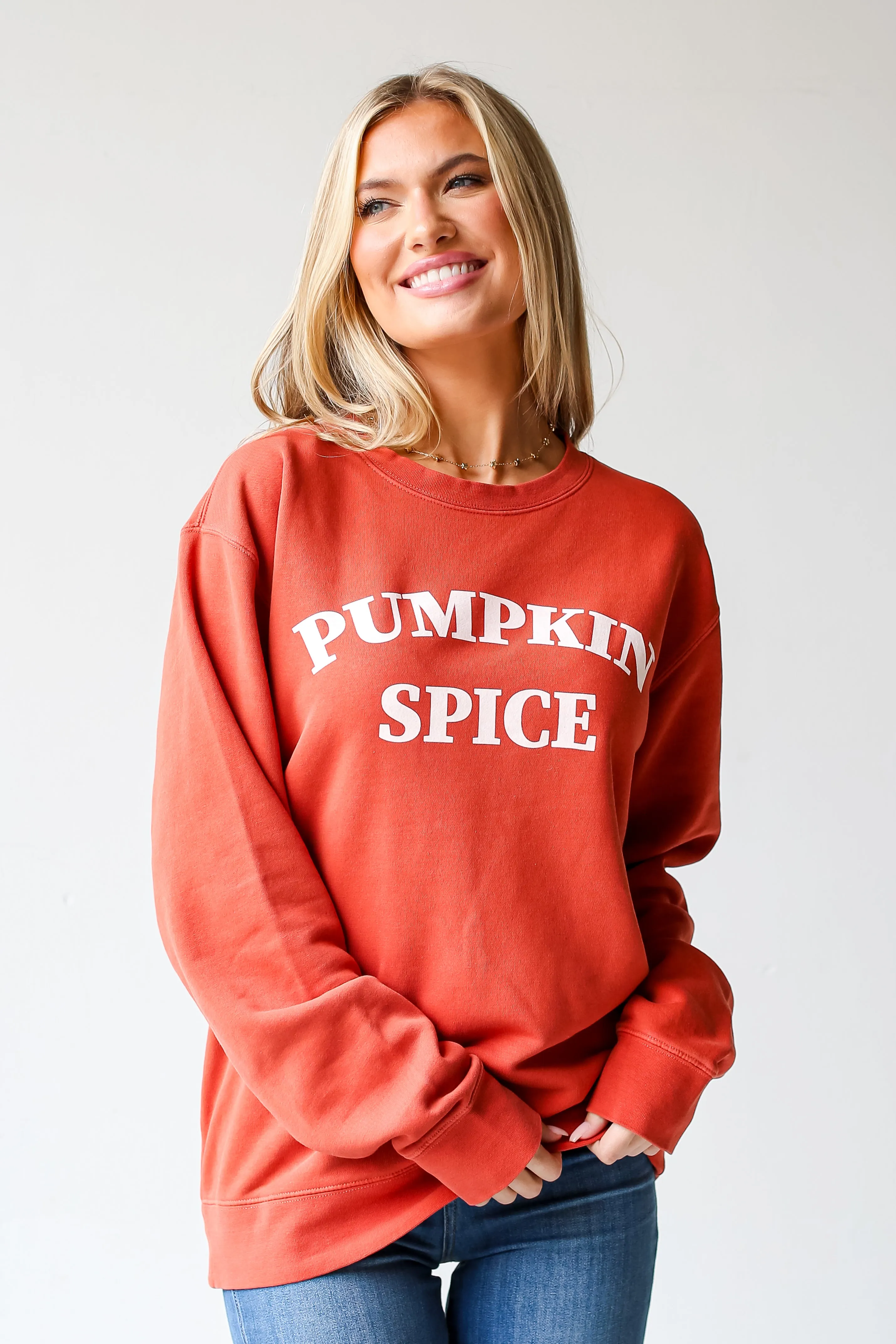 Rust Pumpkin Spice Sweatshirt
