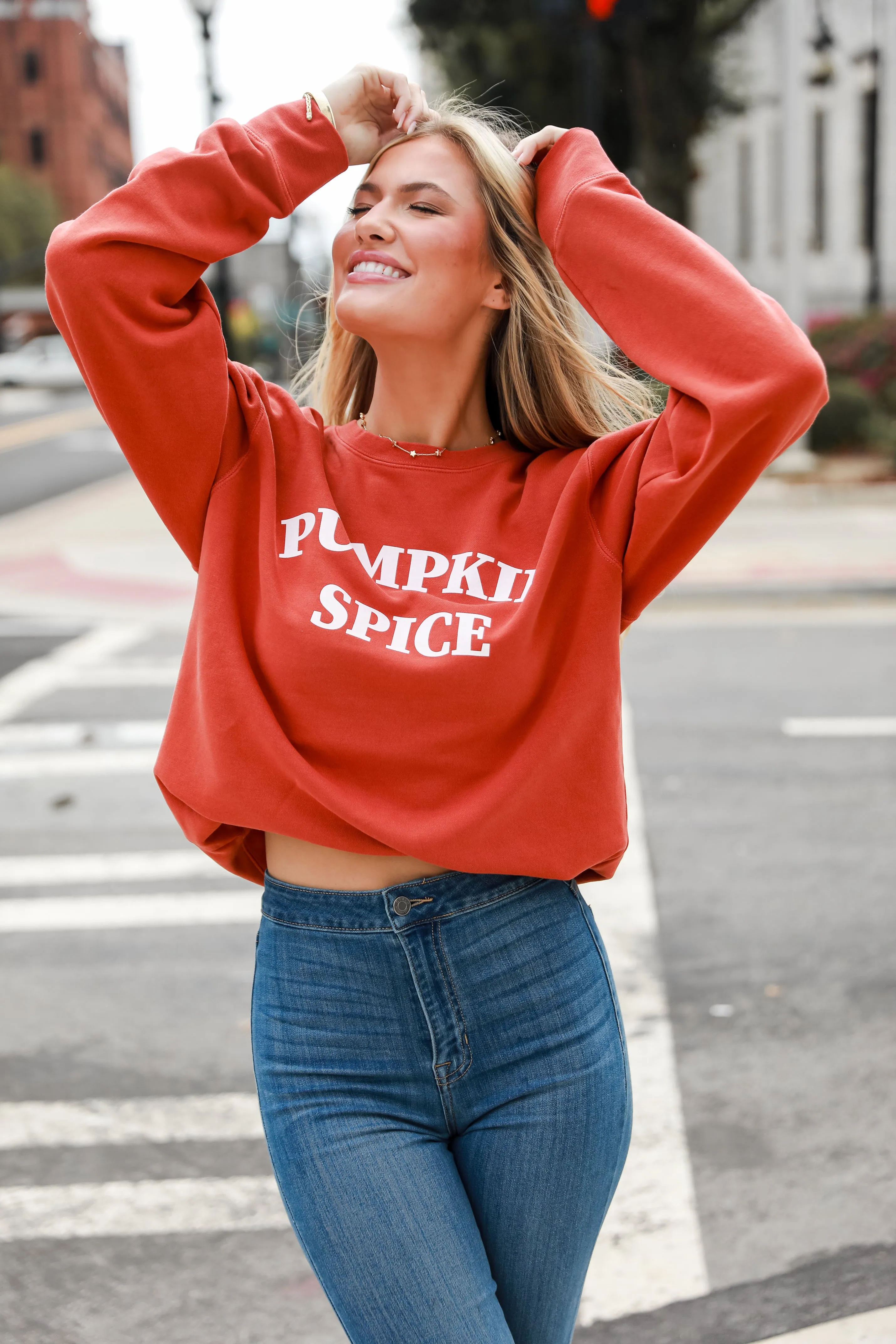 Rust Pumpkin Spice Sweatshirt