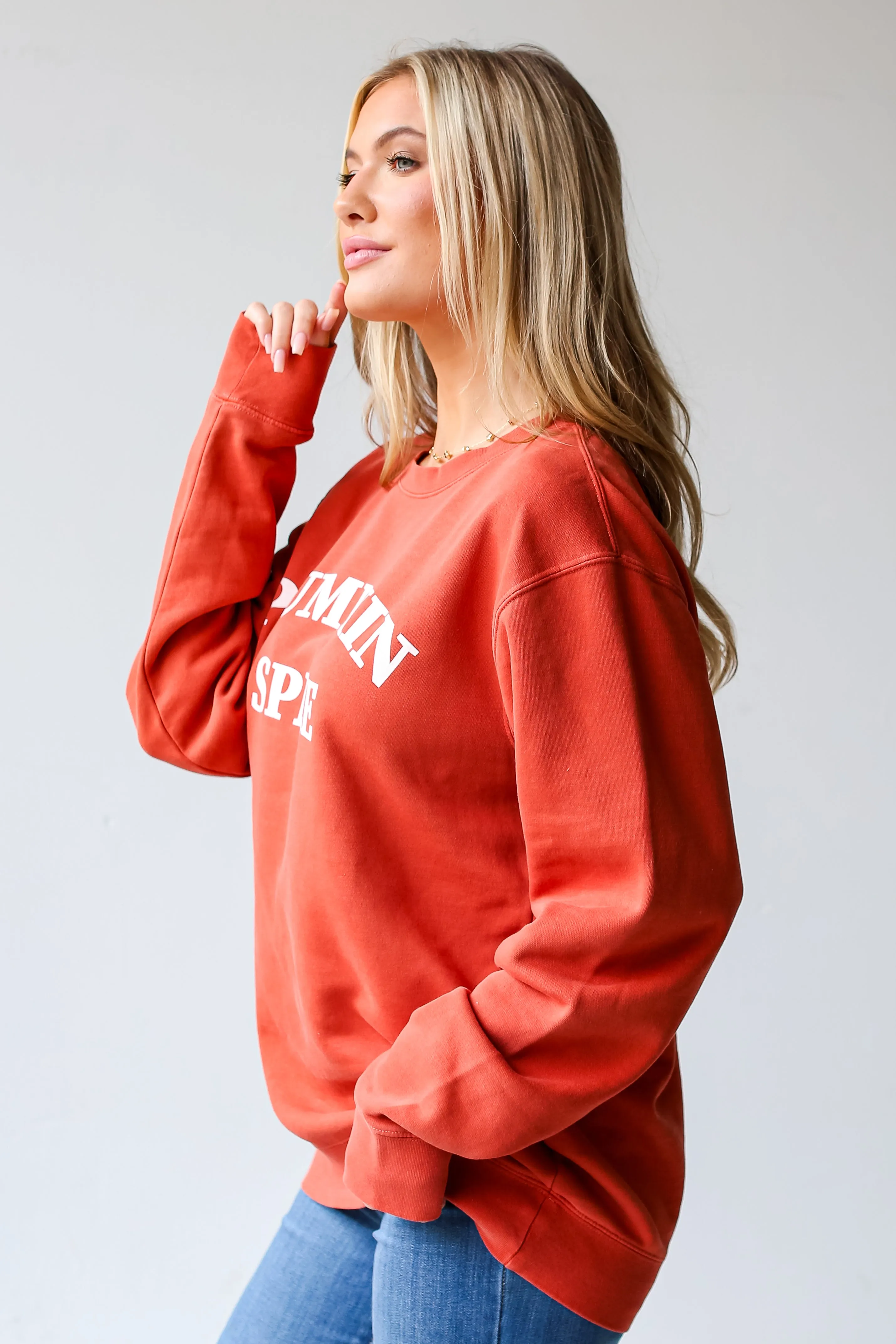 Rust Pumpkin Spice Sweatshirt
